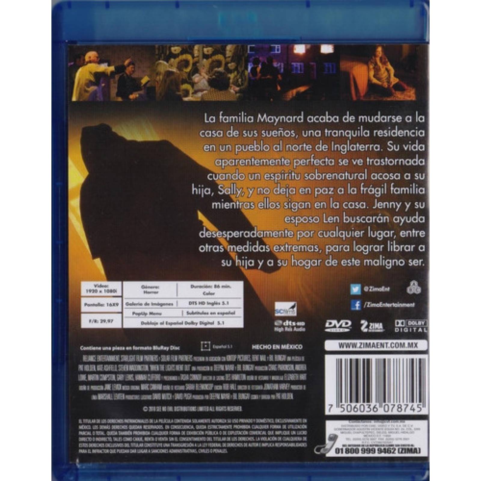 La Posesion De Sally When The Lights Went Out Blu-ray
