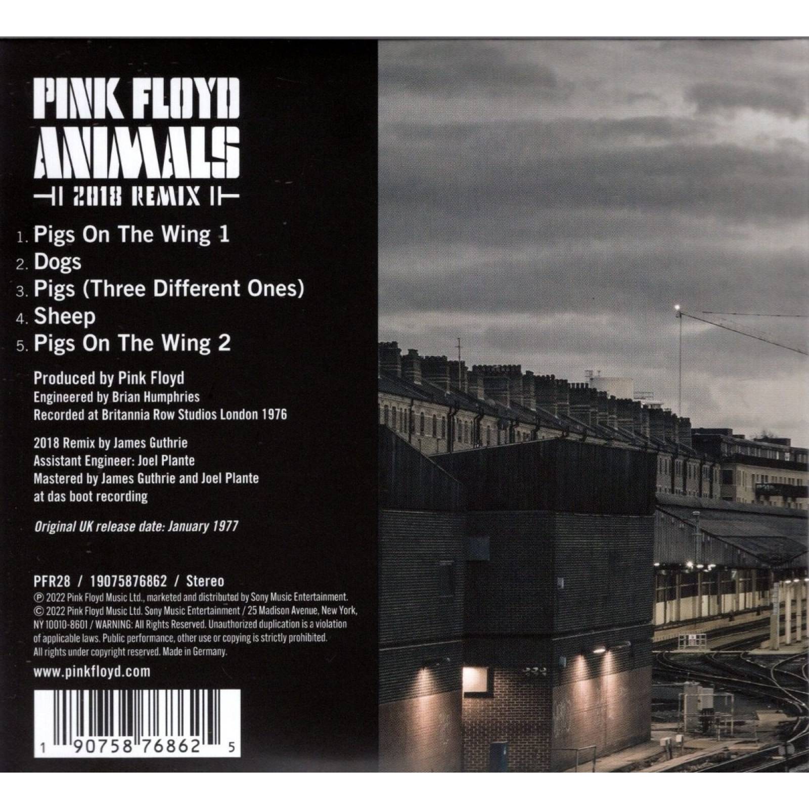 Pink Floyd Animals 2018 Remix Digipack Disco Cd.