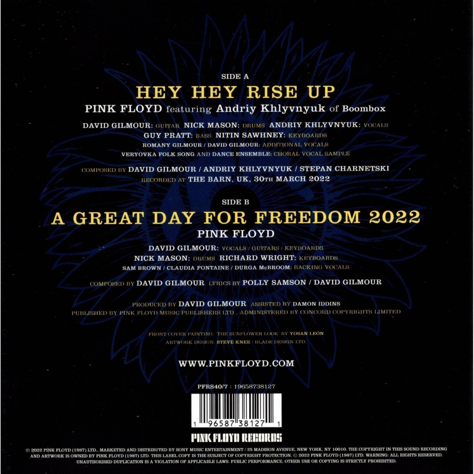 Pink Floyd Andriy Khlyvnyuk Hey Hey Rise Up Lp Vinyl