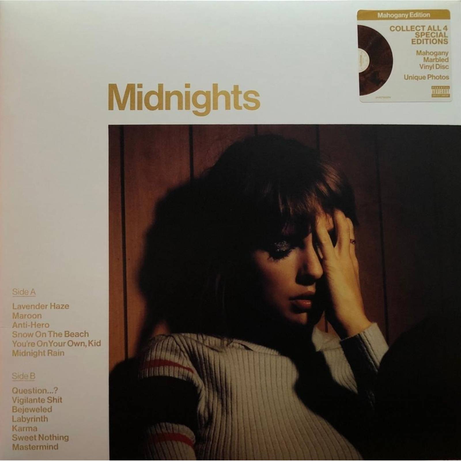 Taylor Swift Midnights Lp Vinyl / Mahogany Edition