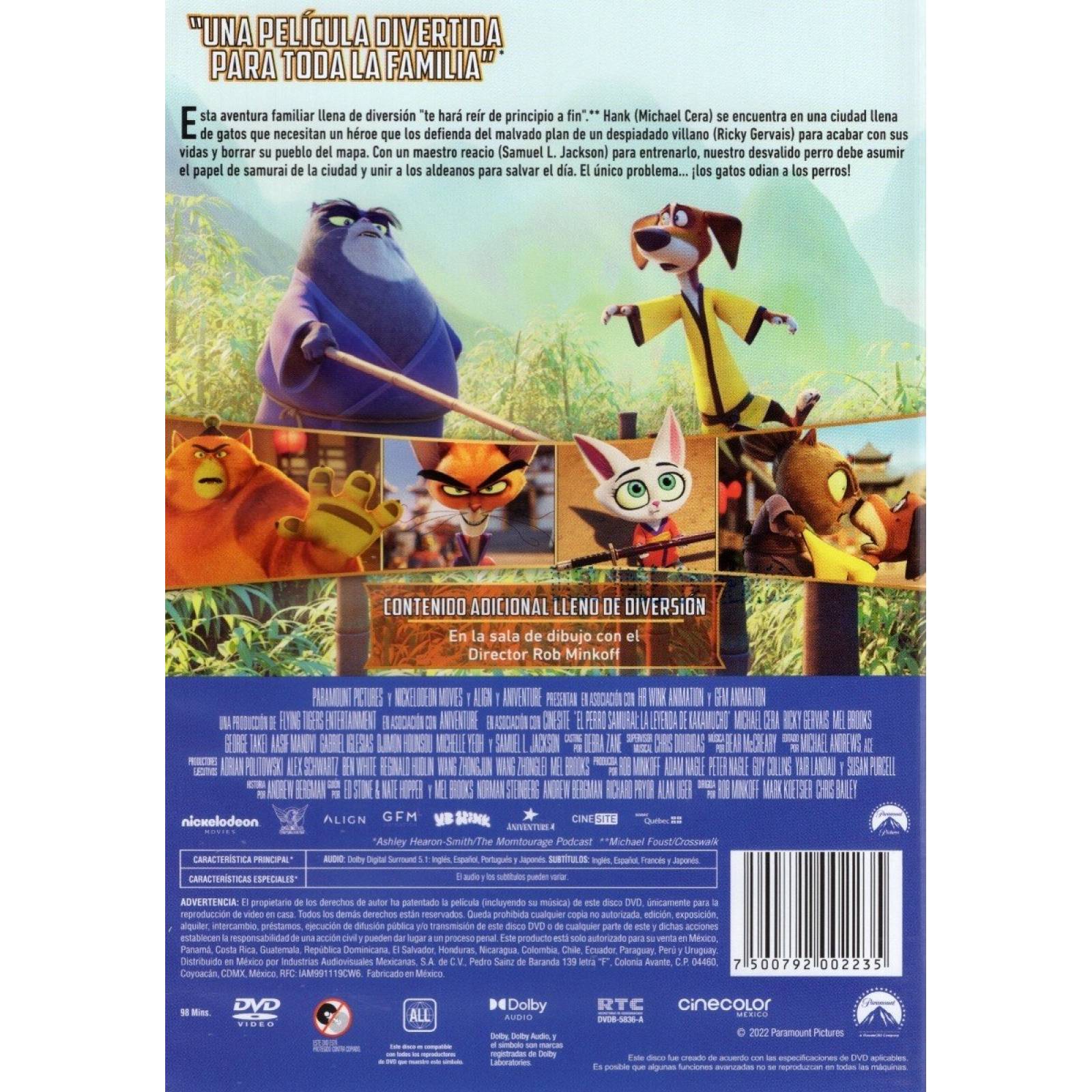 El Perro Samurai La Leyenda De Kakamucho Pelicula Dvd