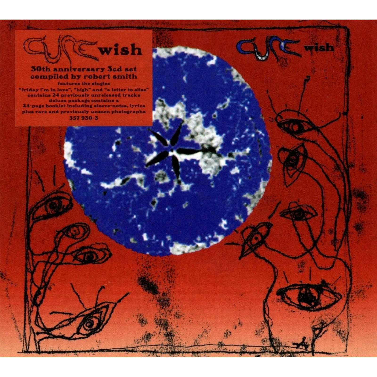 The Cure Wish 30th Anniversary Remastered Deluxe 3 Discos Cd
