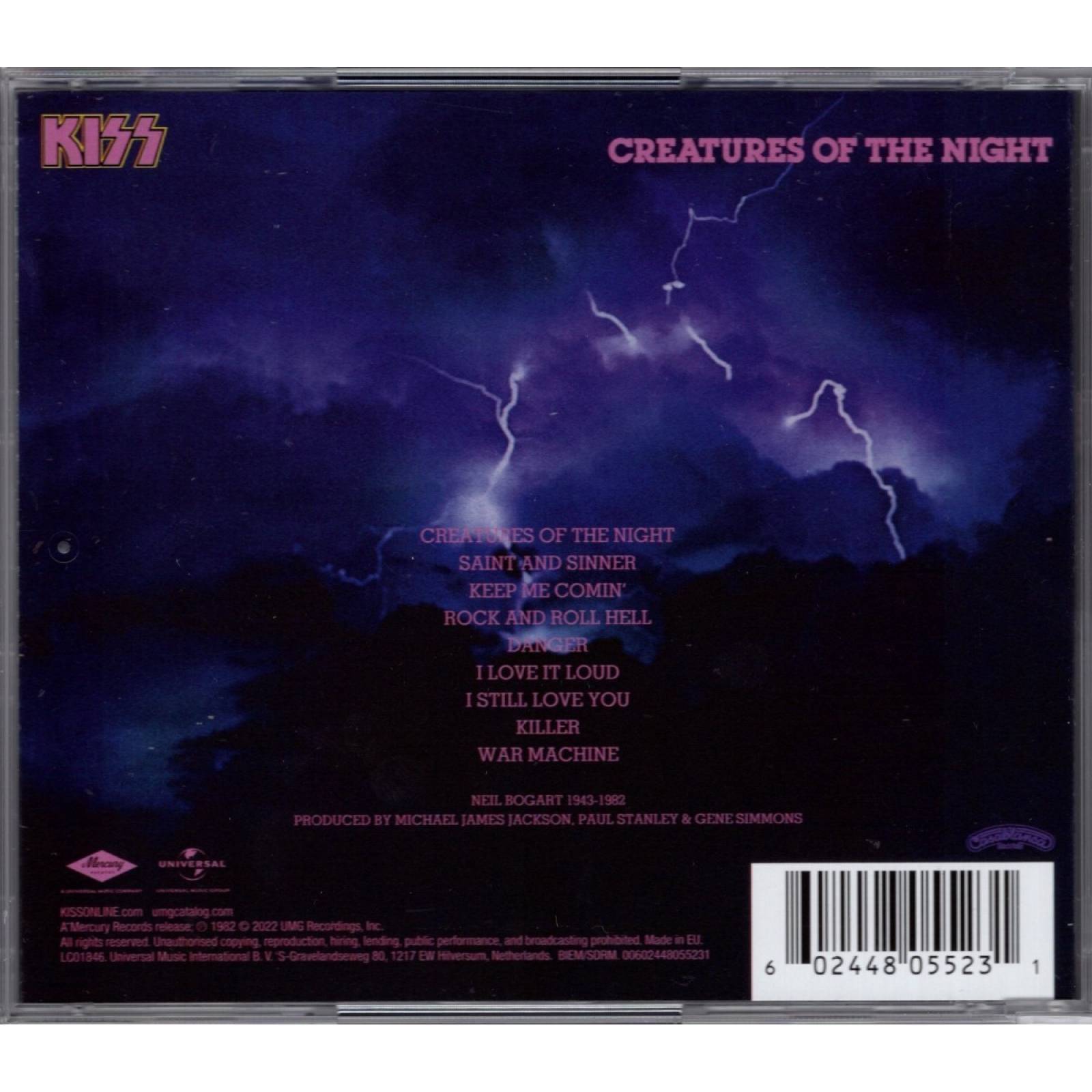 Kiss Creatures Of The Night 40th Anniversary Disco Cd