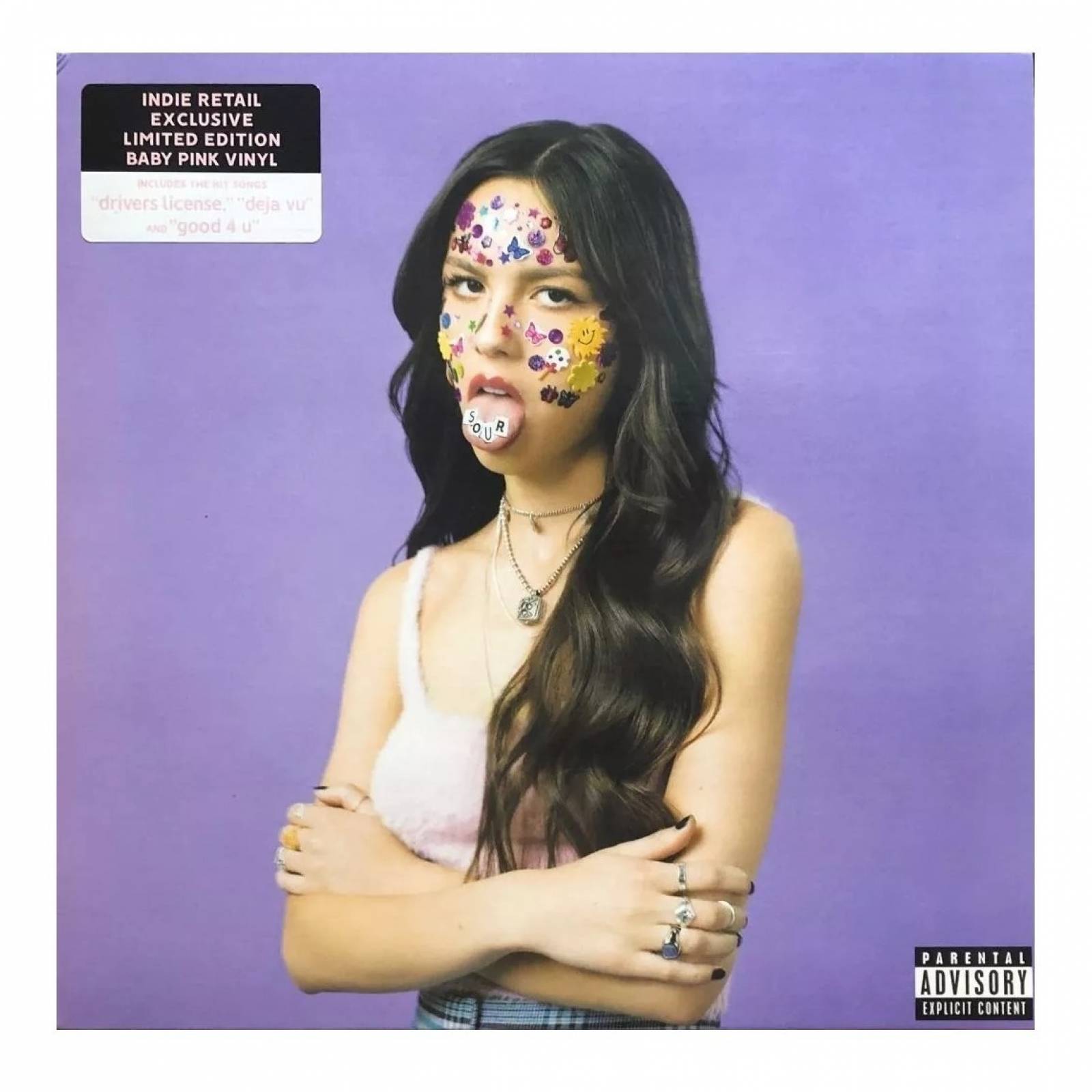 Olivia Rodrigo Sour Lp Vinyl 12" / Rosa Baby Pink
