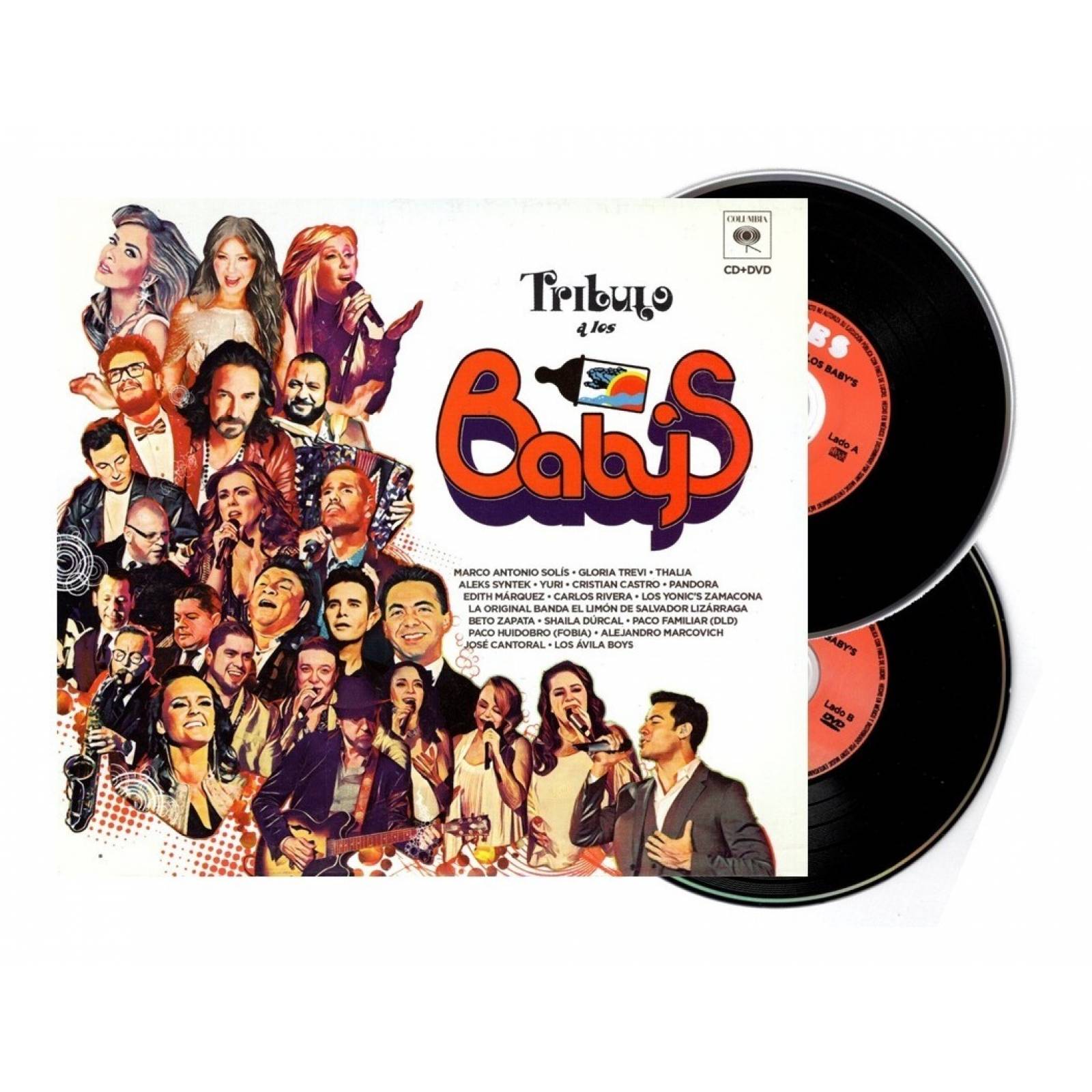 Tributo A Los Babys Carlos Rivera & Yuri & Thalia Cd + Dvd