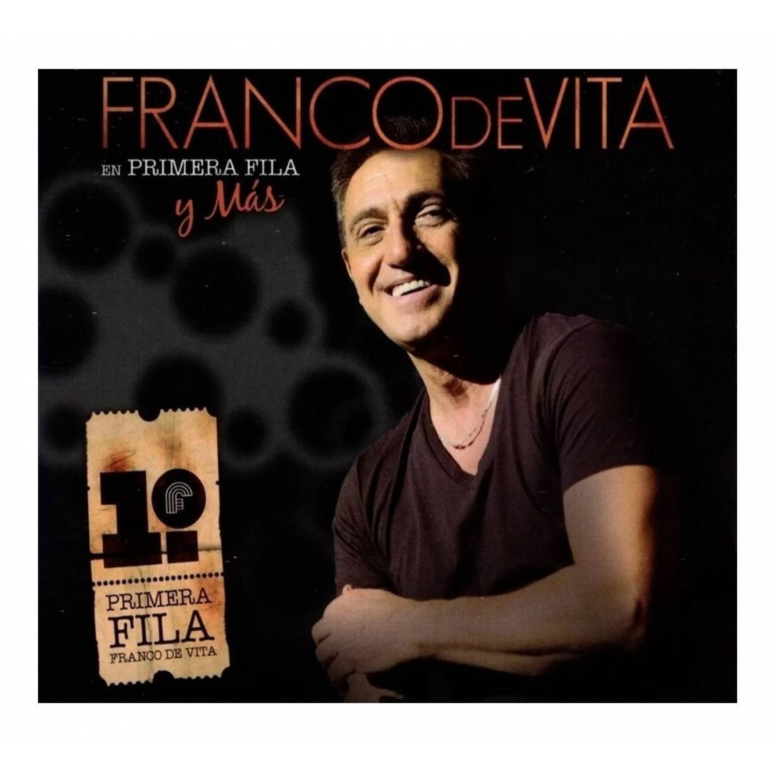 Franco De Vita En Primera Fila Y Mas 2 Discos Cd + Dvd