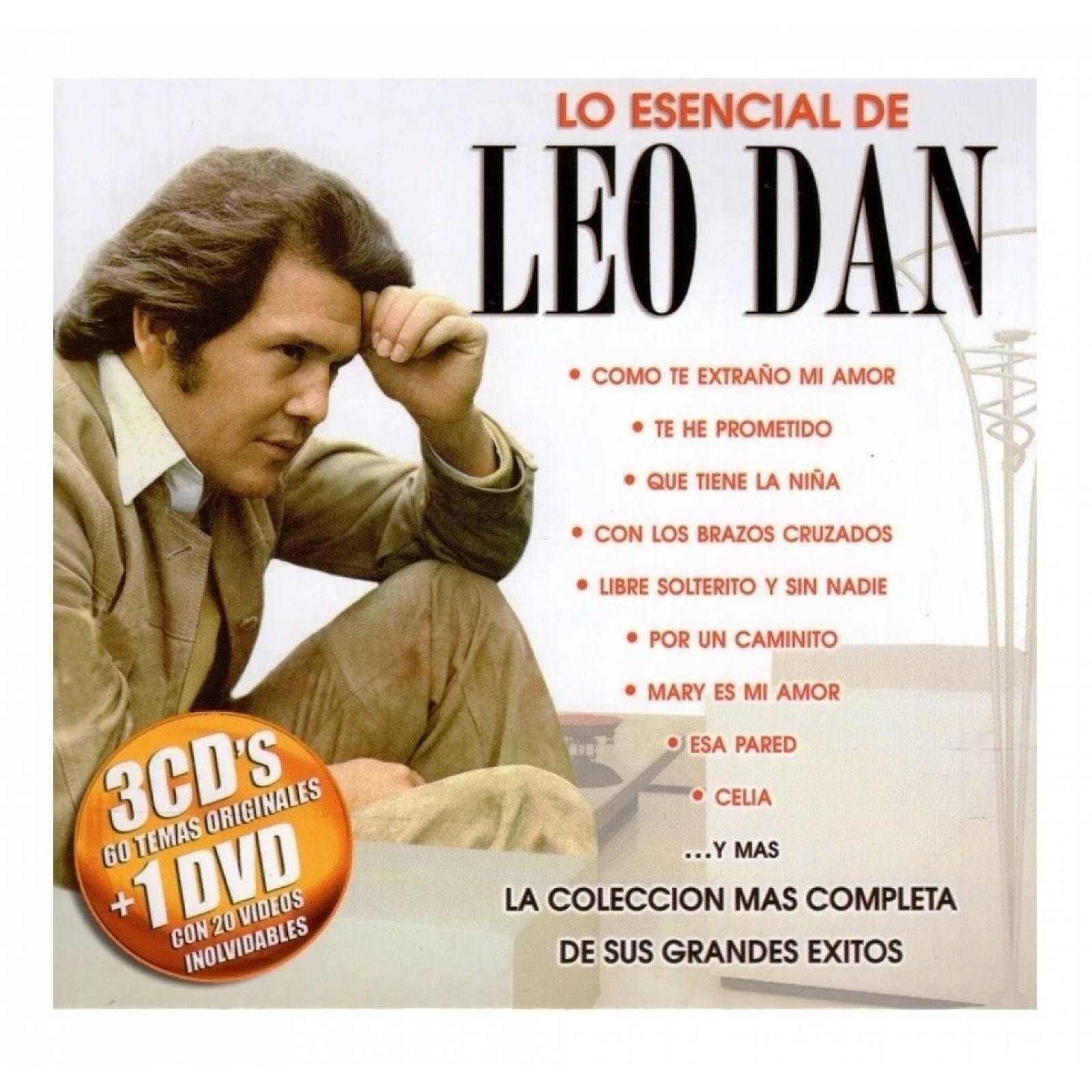 Lo Esencial De Leo Dan Box 3 Discos Cd + Dvd