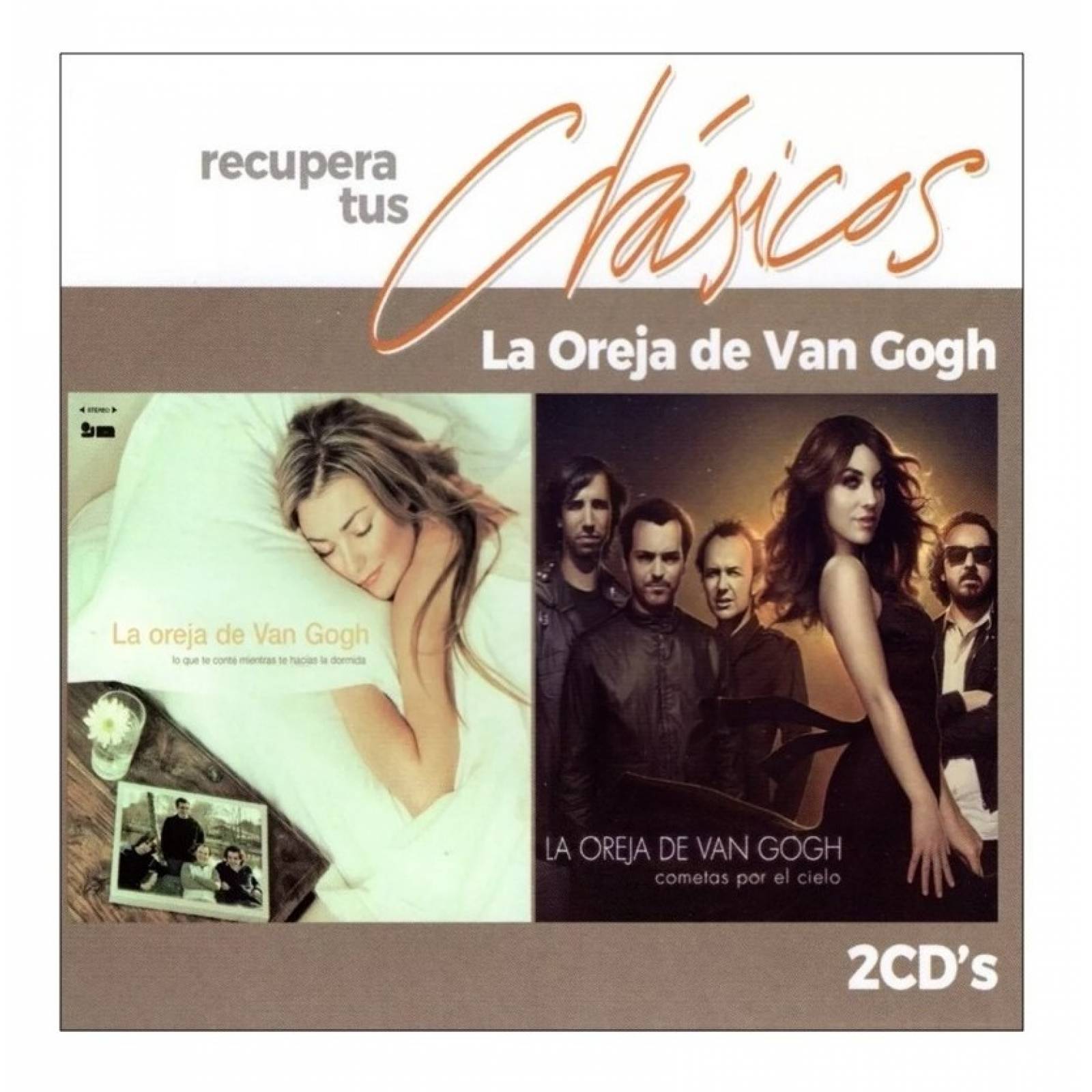 La Oreja De Van Gogh Recupera Tus Clasicos 2 Discos Cd.