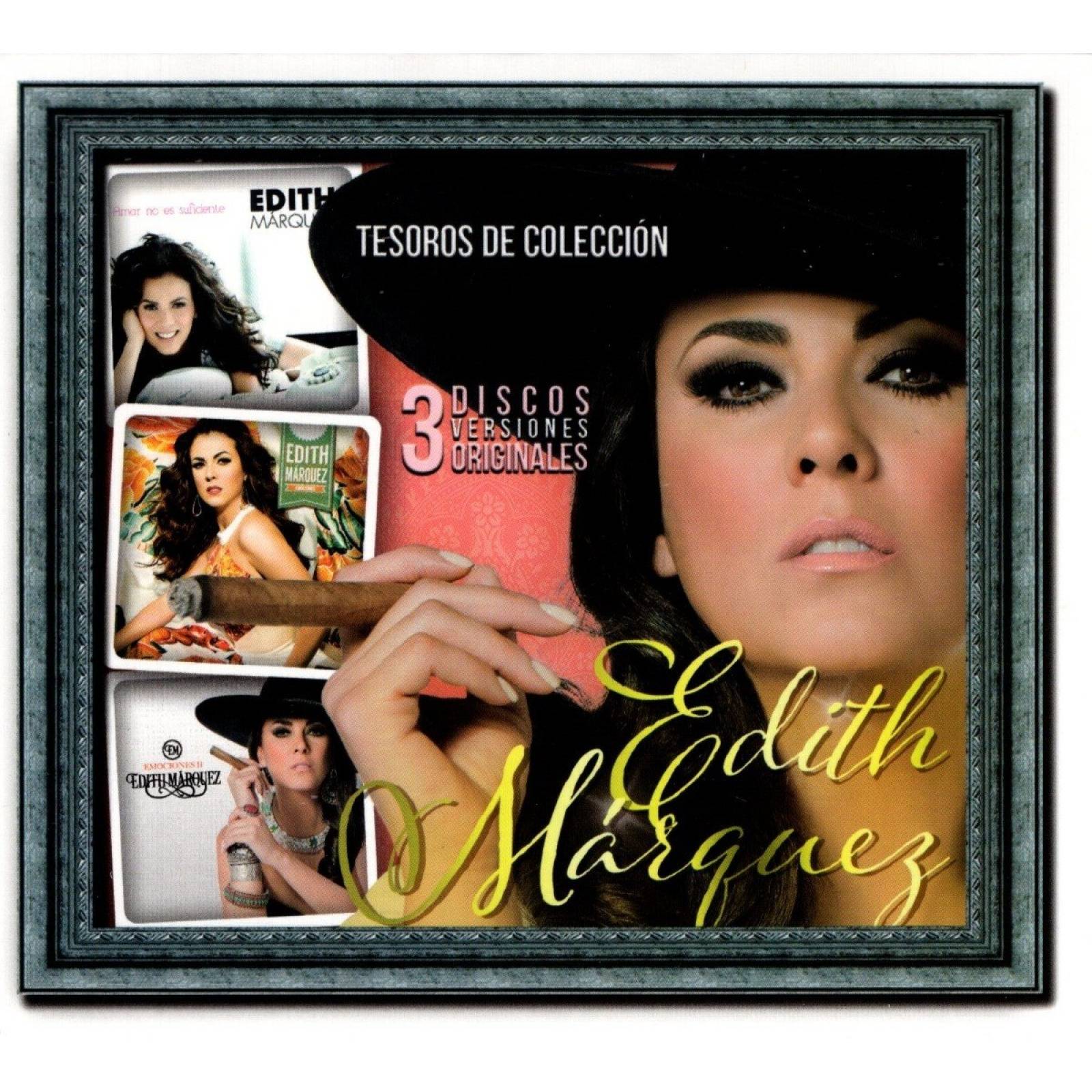 Edith Marquez Tesoros De Coleccion Box 3 Discos Cd
