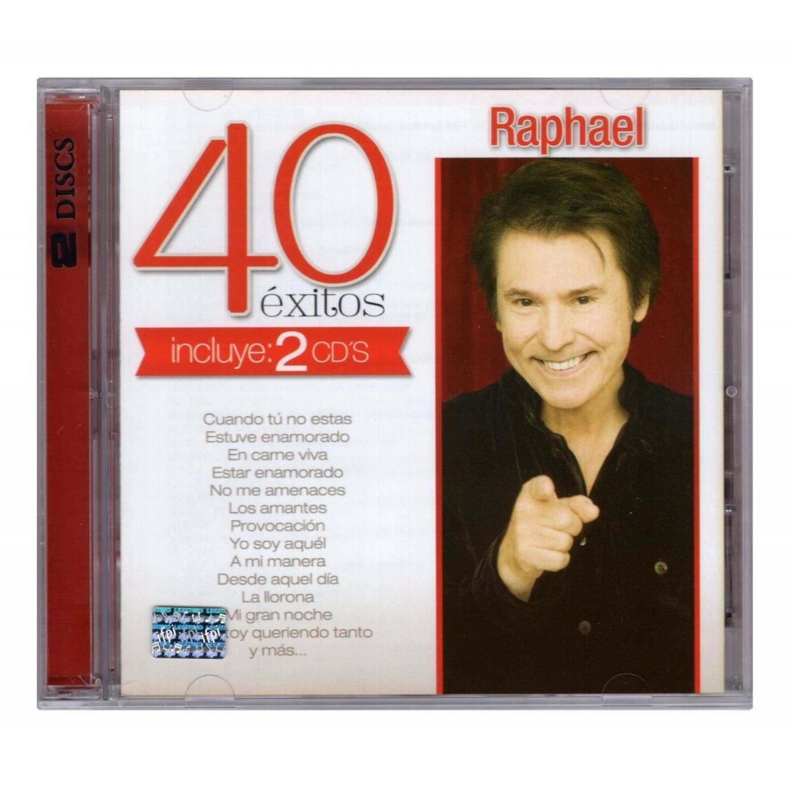 Raphael - 40 Exitos - 2 Discos Cd