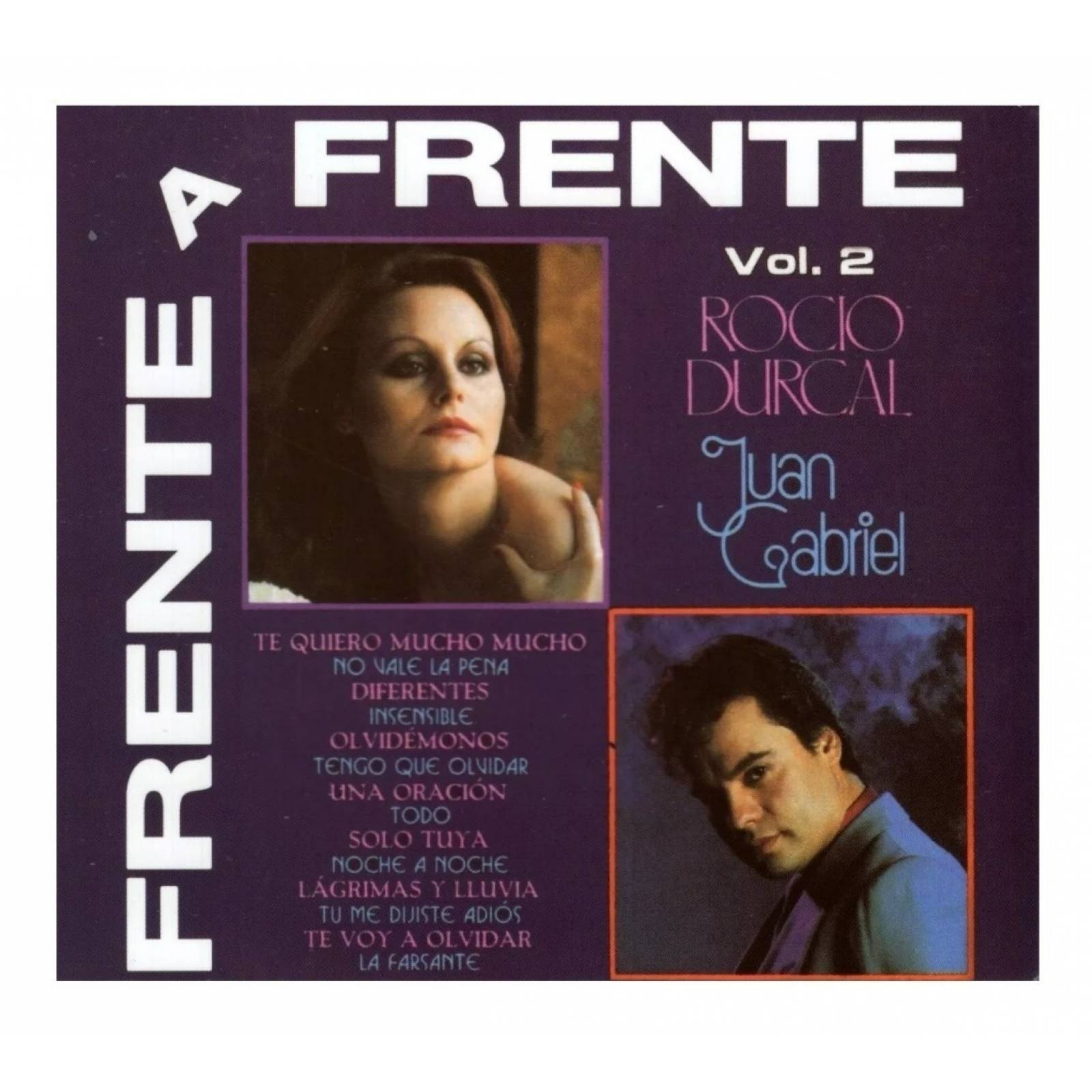 Rocio Durcal & Juan Gabriel Frente A Frente Vol 2 / Disco Cd