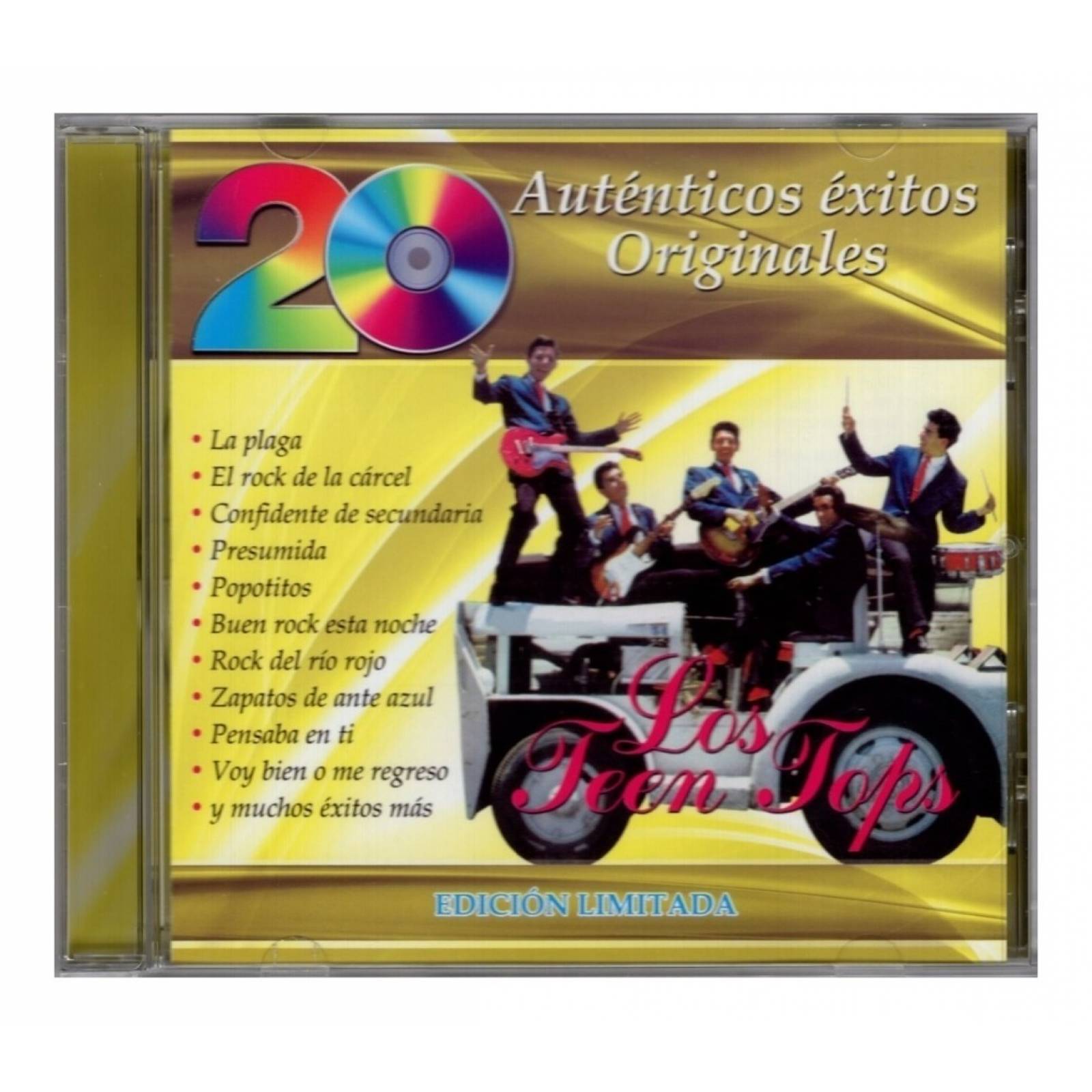 Los Teen Tops - 20 Autenticos Exitos - Disco Cd