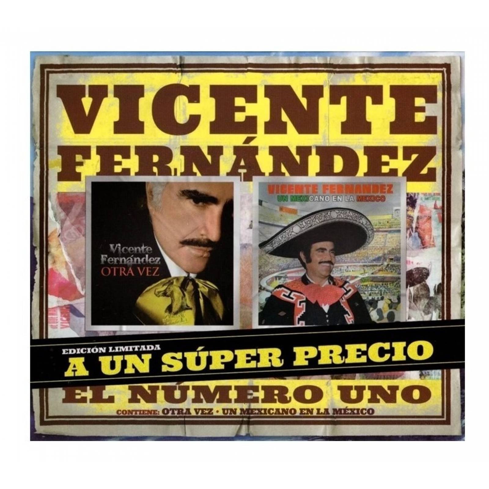 Vicente Fernandez Otra Vez & Mexicano En La Mexico 2 Cd