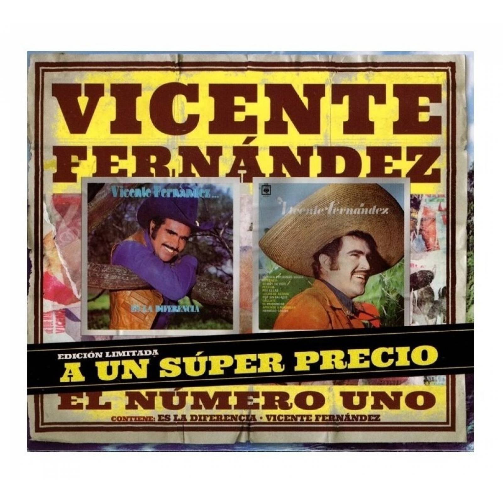 Vicente Fernandez & La Diferencia 2 Discos Cd