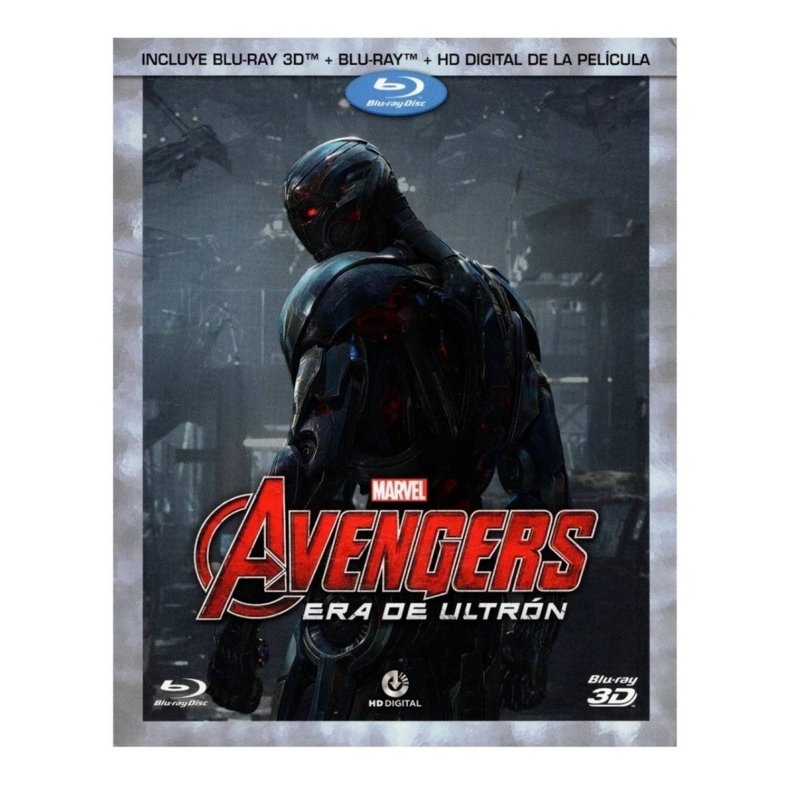 Avengers Era De Ultron Pelicula En Blu ray 3d  Blu ray