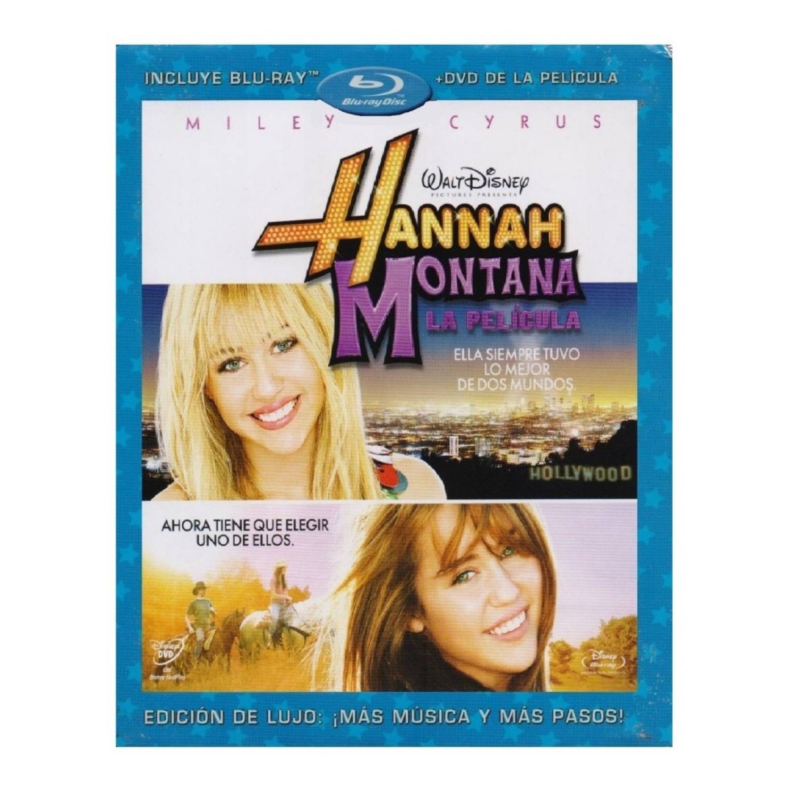 Hannah Montana La Pelicula Miley Cyrus Blu ray  Dvd