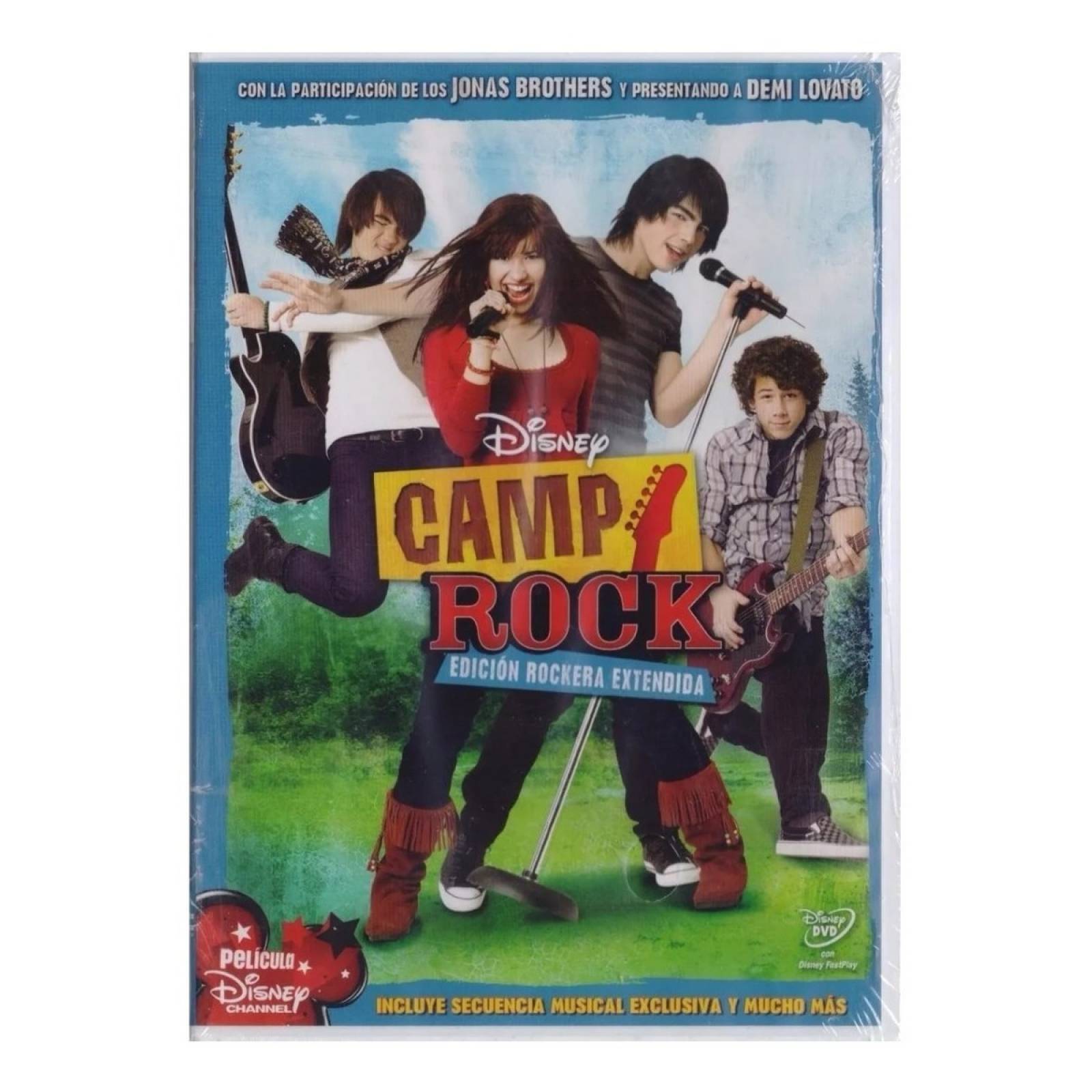 Camp Rock Edicion Extendida Disney Demi Lovato Pelicula Dvd