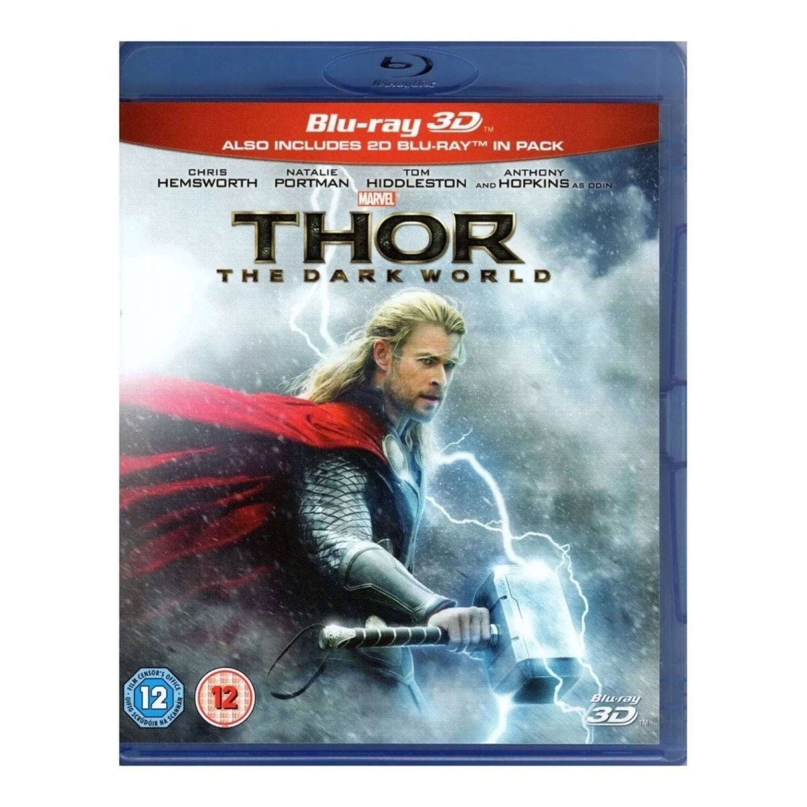 Thor 2 Un Mundo Oscuro Marvel Europea Pelicula Blu ray 3d