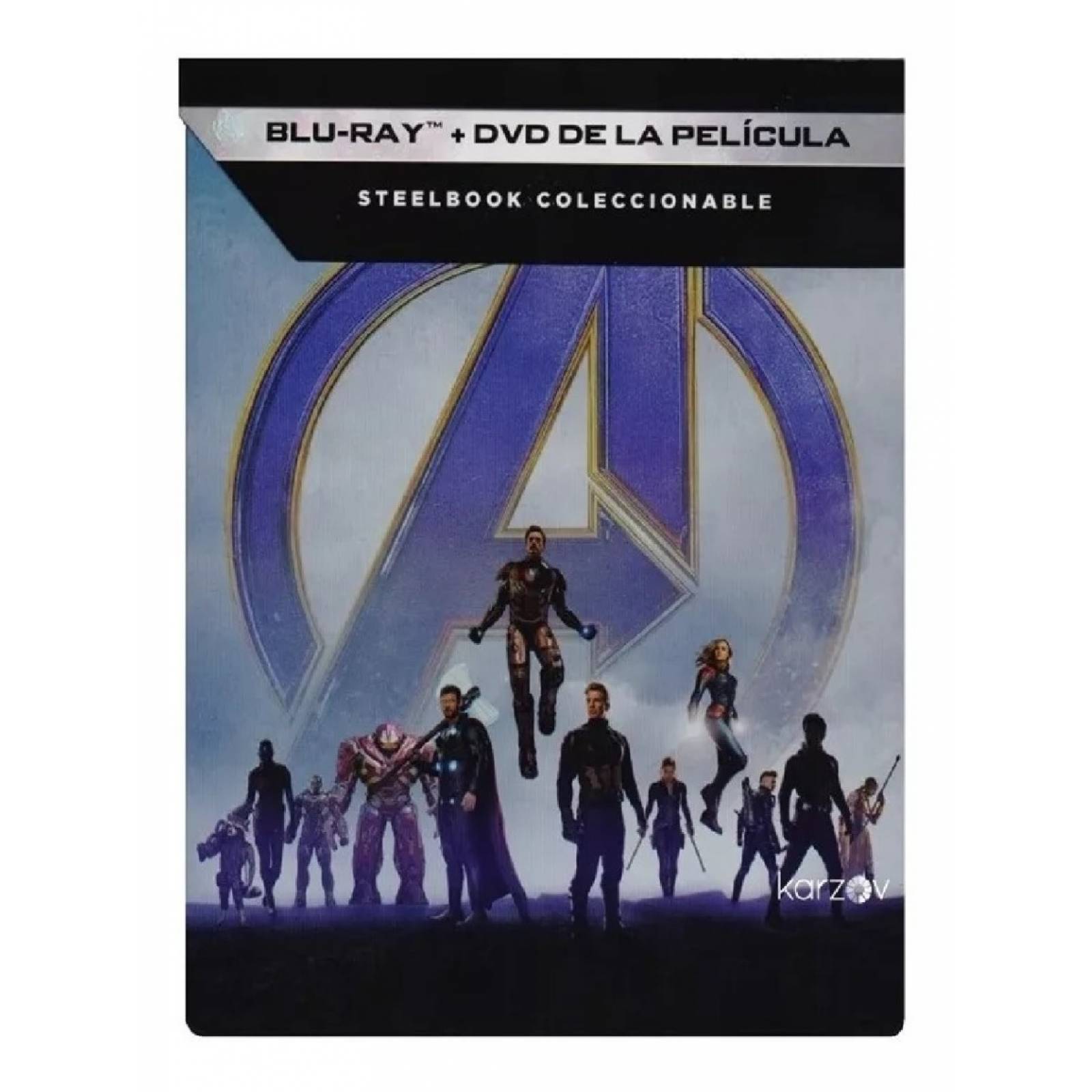Avengers Endgame Steelbook Marvel Pelicula Blu ray Dvd