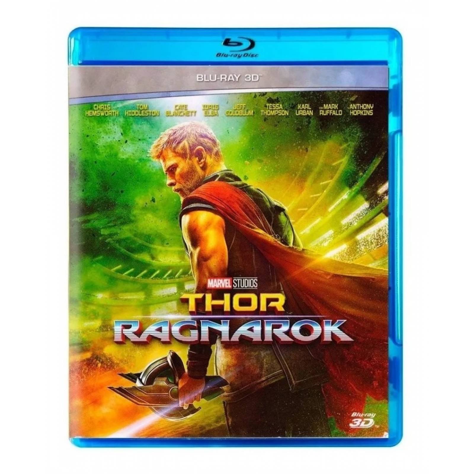 Thor Ragnarok Marvel Chris Hemsworth Pelicula Blu ray 3d