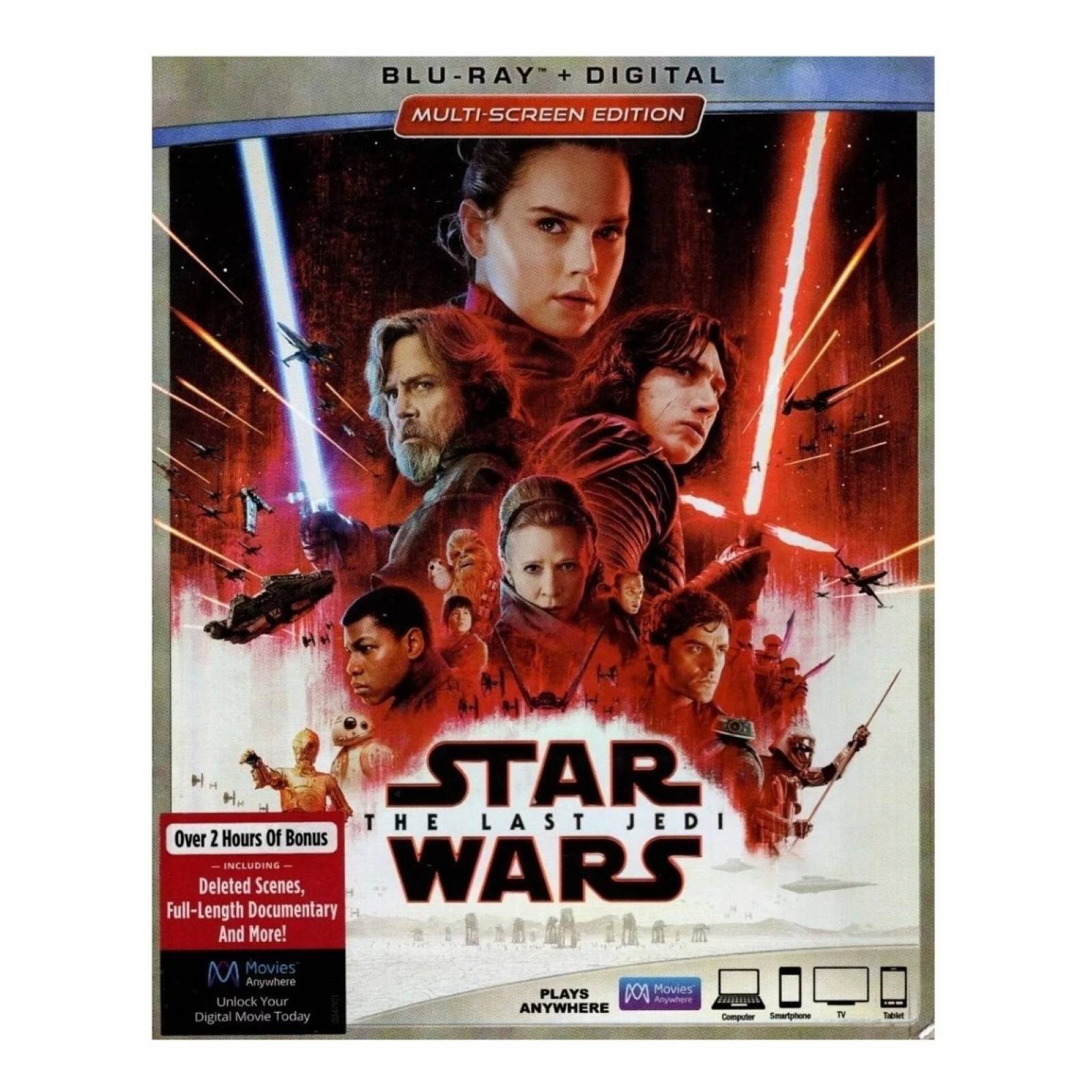 Star Wars Episodio 8 Los Ultimos Jedi The Last Jedi Blu ray