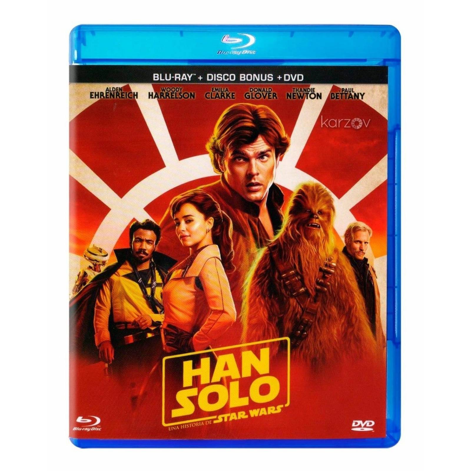 Han Solo Una Historia De Star Wars Pelicula Blu ray  Dvd