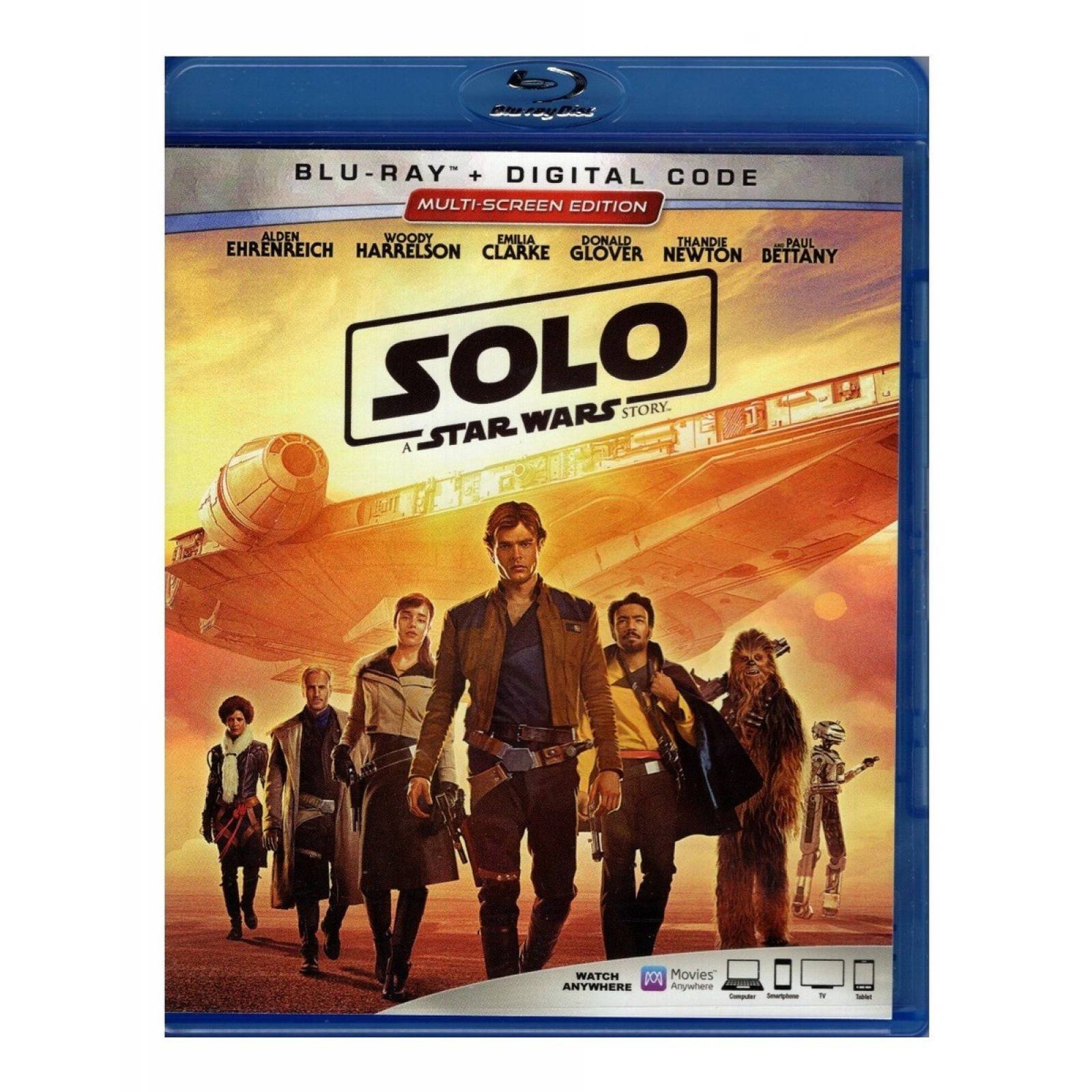 Han Solo Una Historia De Star Wars Pelicula Blu ray