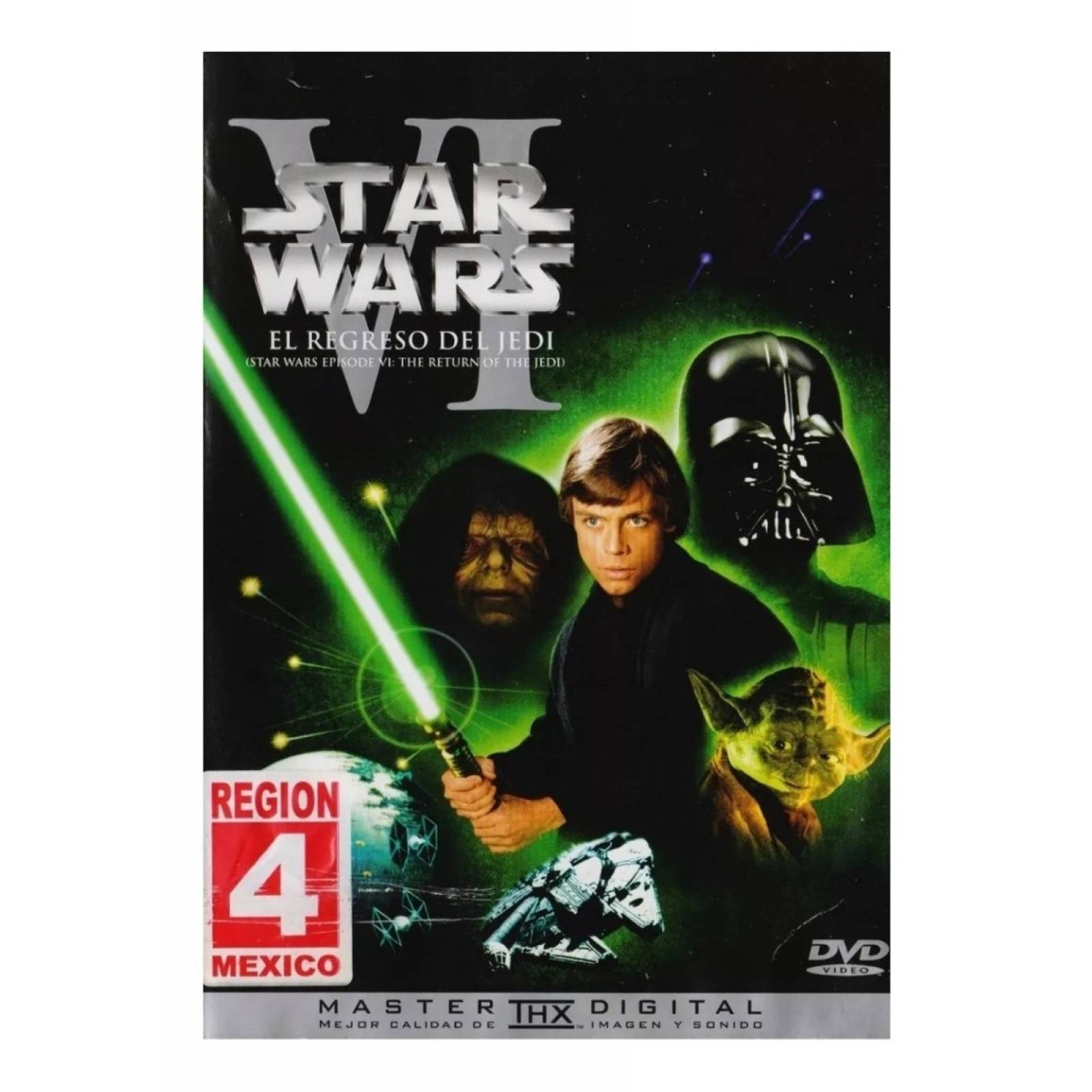 Star Wars Episodio 6 El Regreso Del Jedi Pelicula Dvd.