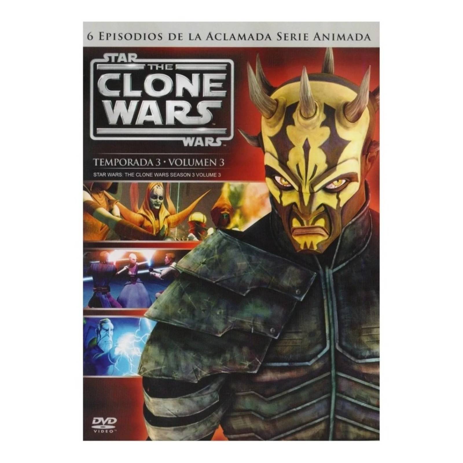 Star Wars The Clone Wars Temporada 3 Volumen 3 Dvd