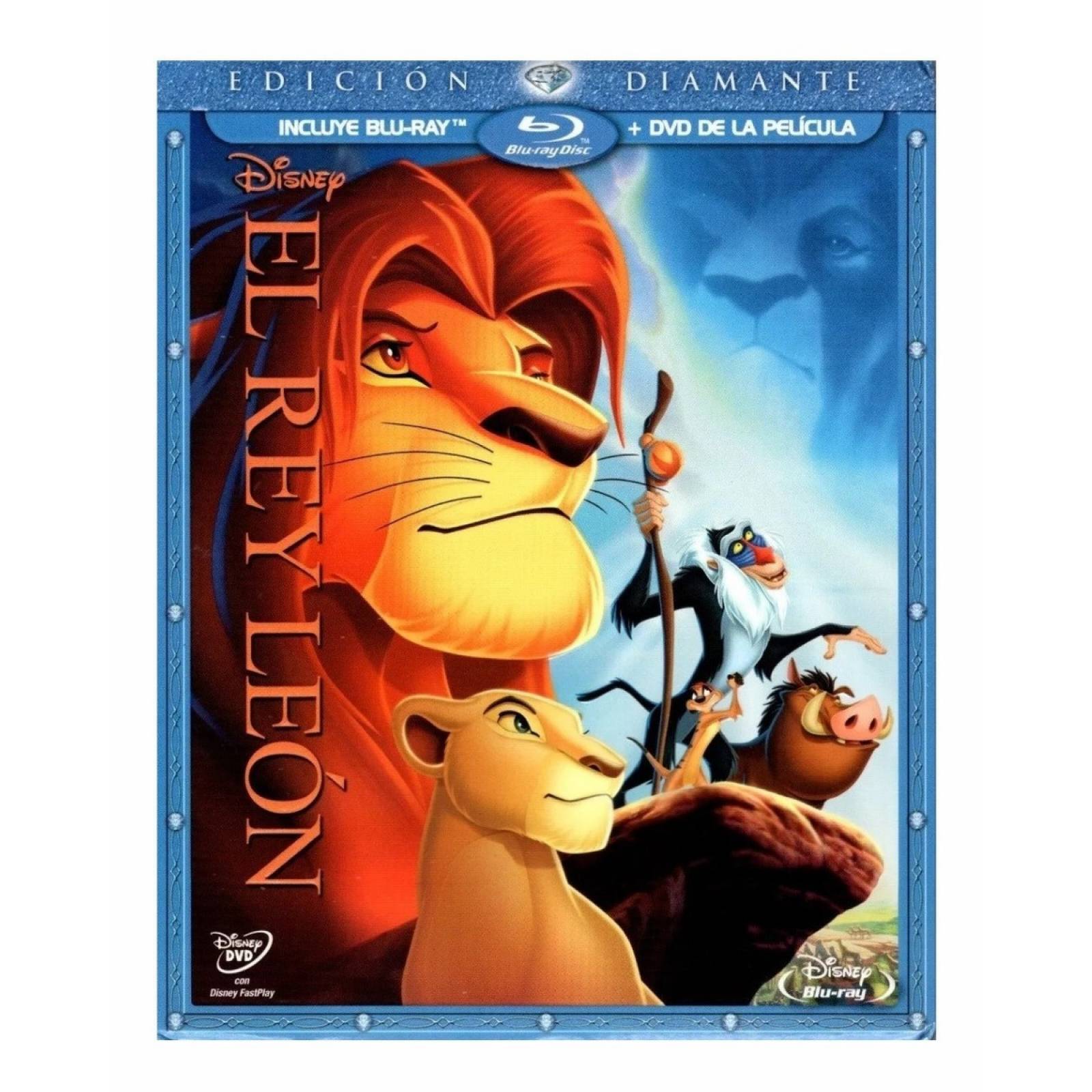 El Rey Leon Edicion Diamante Pelicula Blu ray Dvd