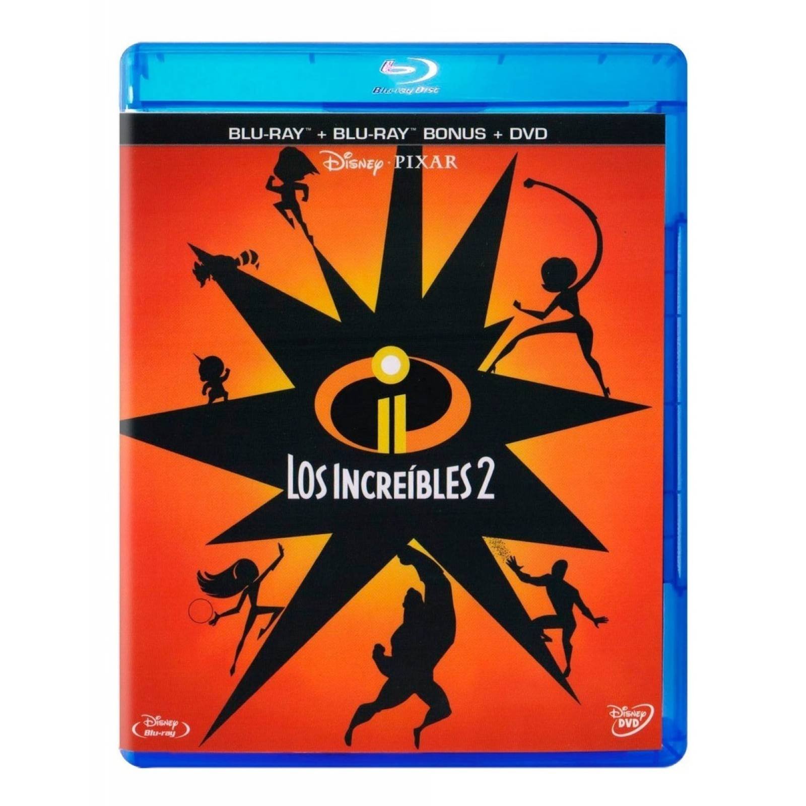 Los Increibles 2 Dos Disney Pixar Pelicula Blu ray  Dvd