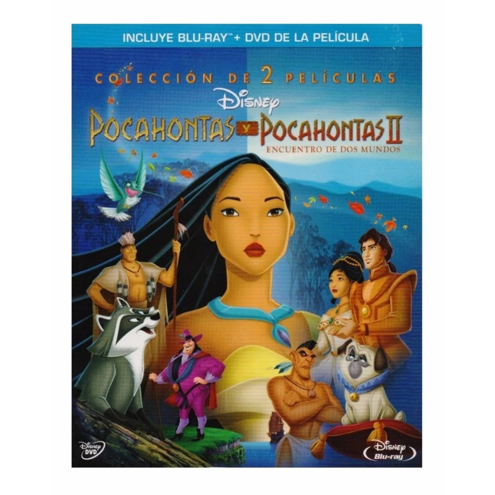 Pocahontas 1 Y 2 Disney Boxset Peliculas Blu ray Dvd