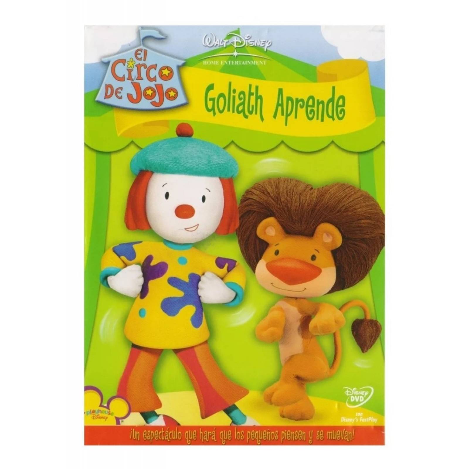 El Circo De Jojo Goliath Aprende Disney Pelicula Dvd