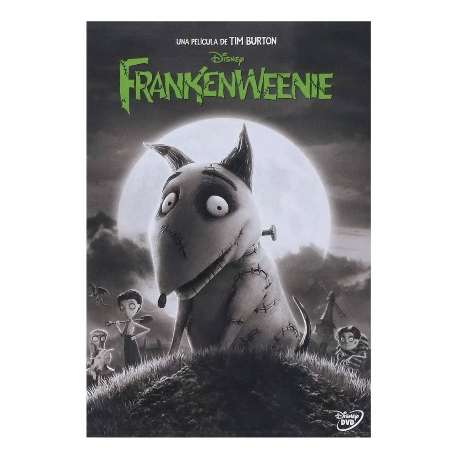 Frankenweenie Disney Tim Burton Winona Ryder Pelicula Dvd