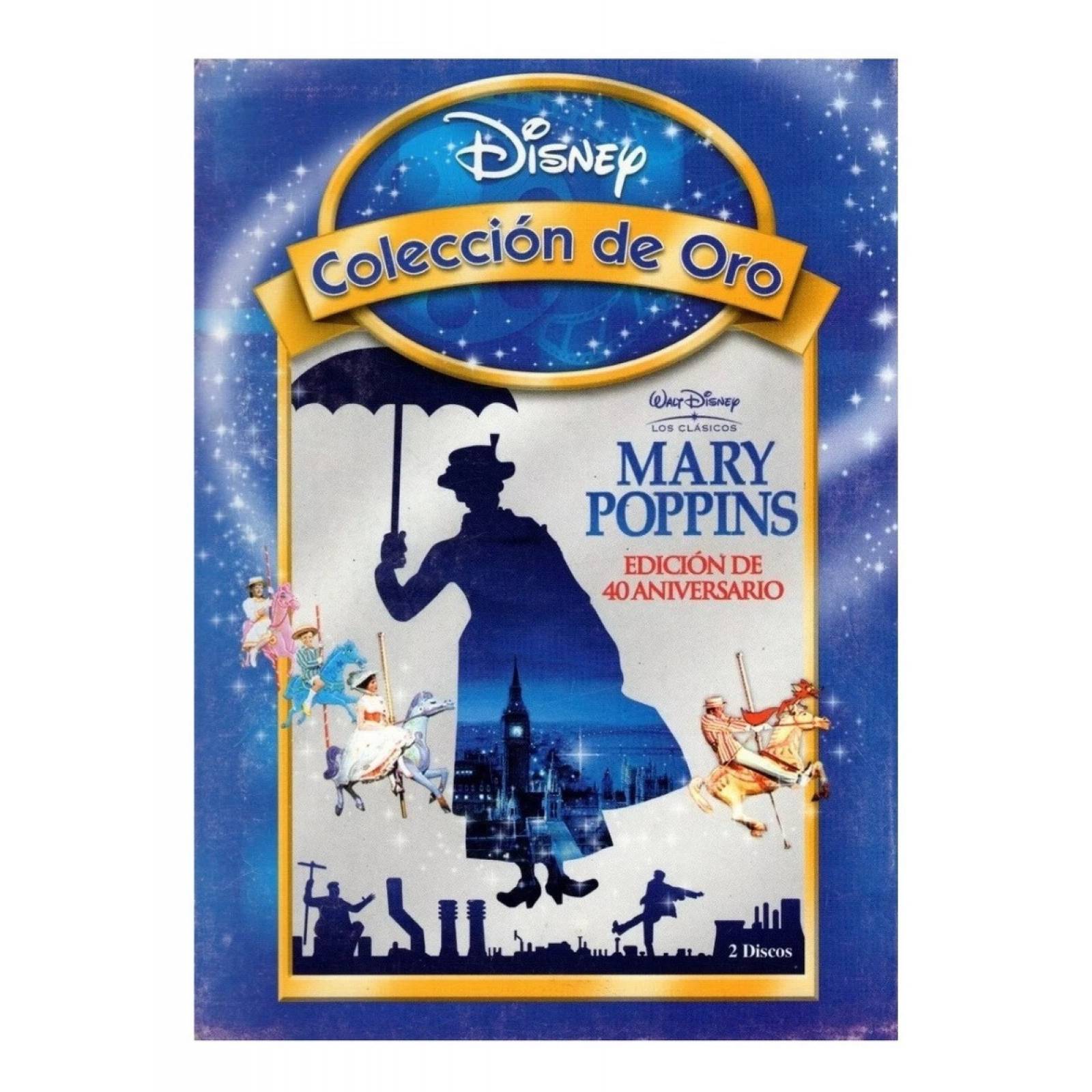 Mary Poppins Disney Coleccion De Oro 1964 Pelicula Dvd