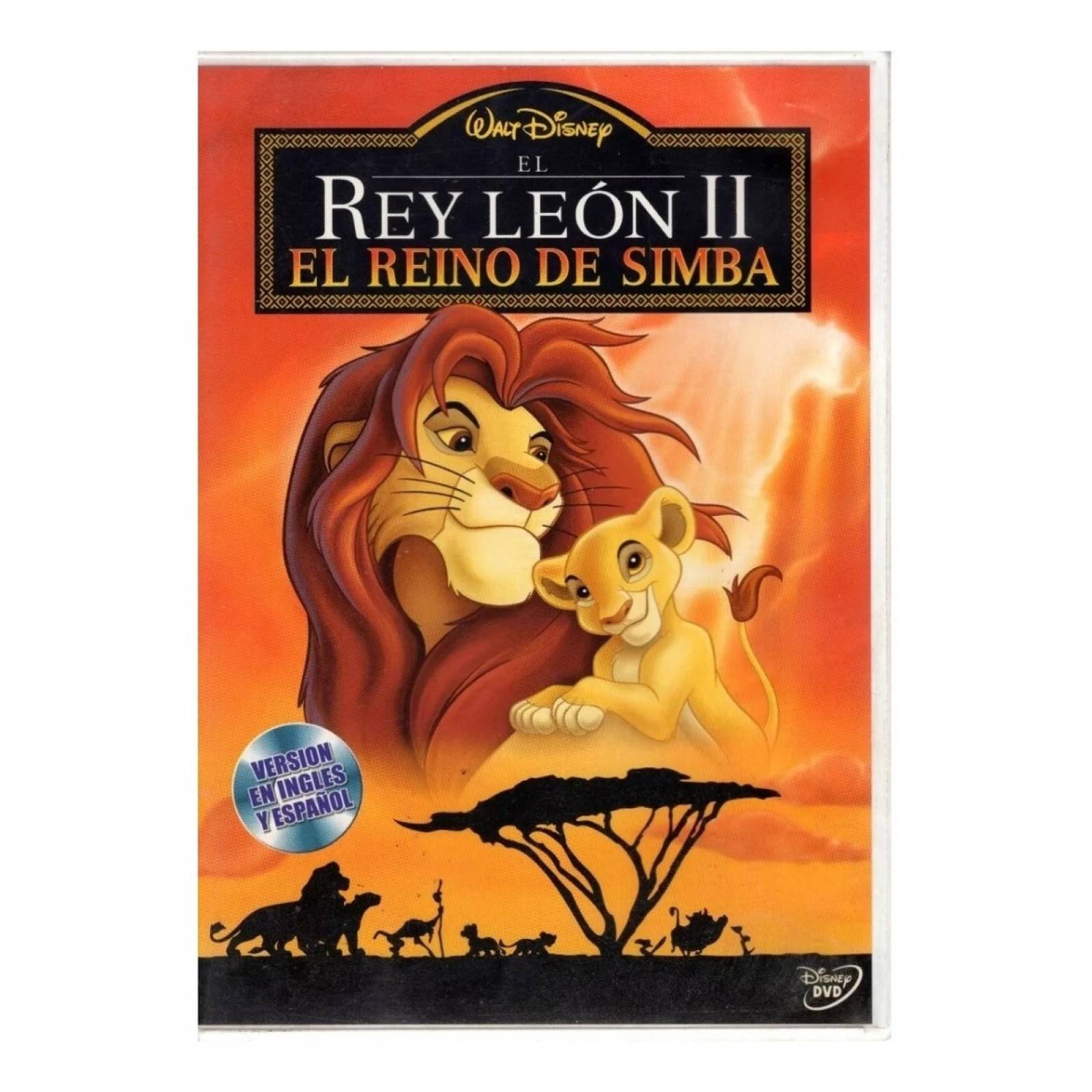 El Rey Leon 2 Dos El Reino De Simba Pelicula Dvd