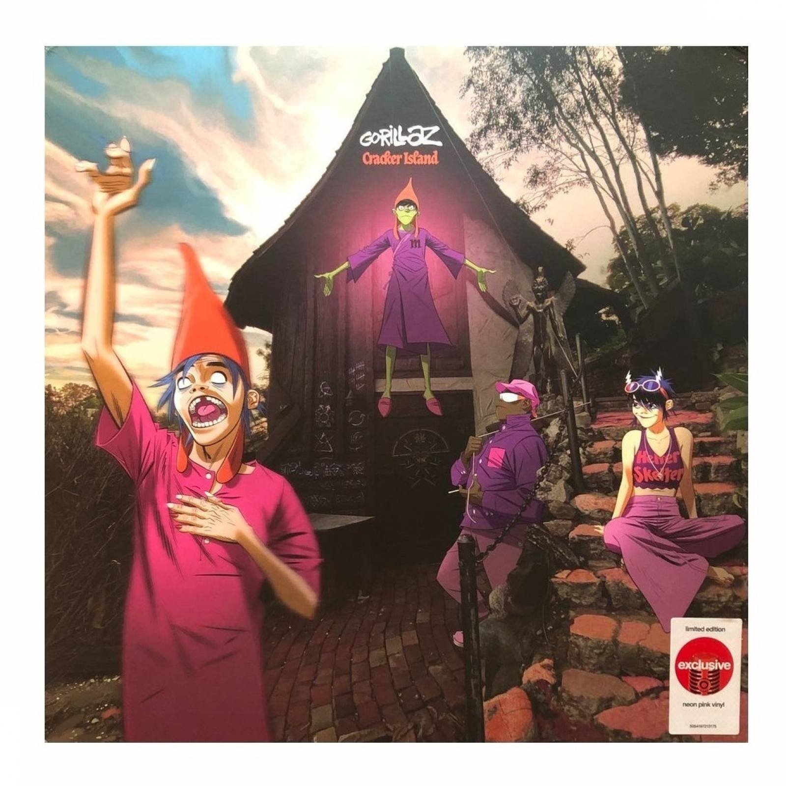 Gorillaz Cracker Island Lp Vinyl Neon Pink
