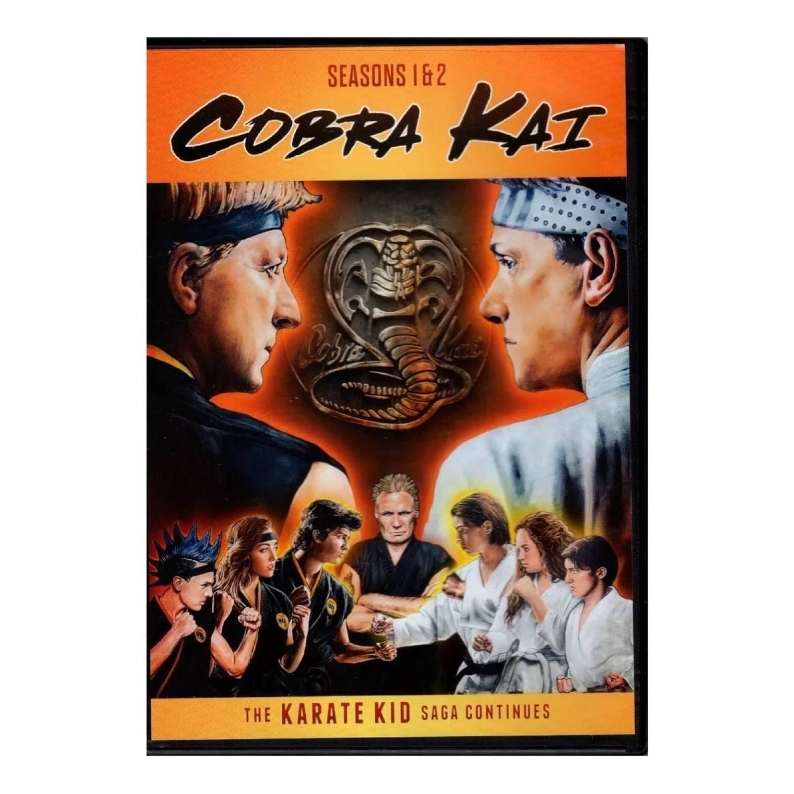 Cobra Kai Temporada 1 y 2 Boxset Importado Serie Dvd