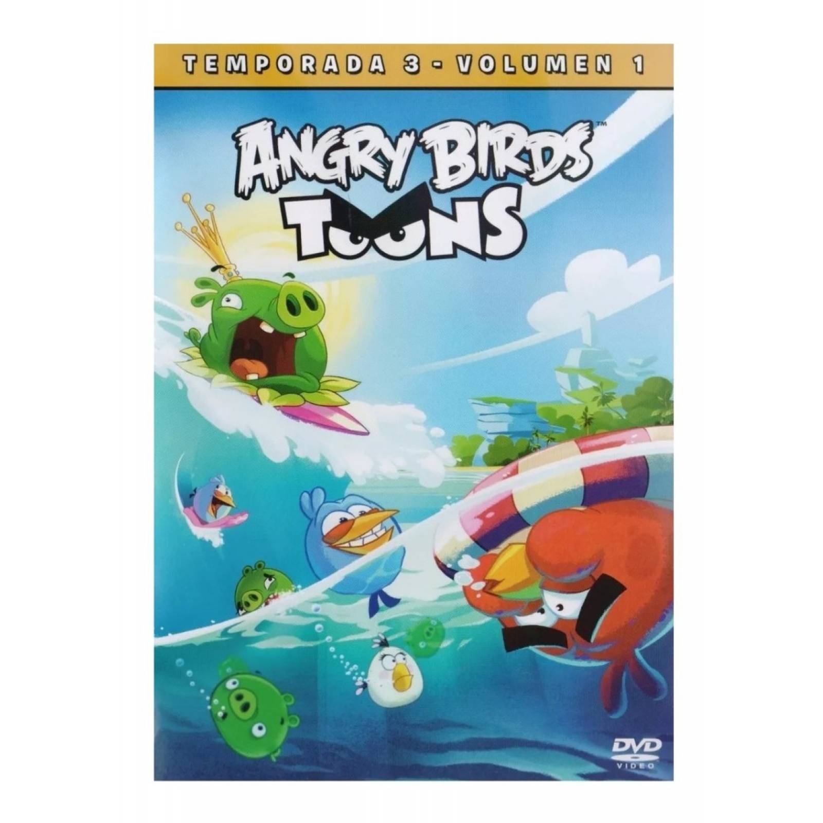 Angry Birds Toons Temporada 3 Tres Volumen 1 Uno Serie Dvd