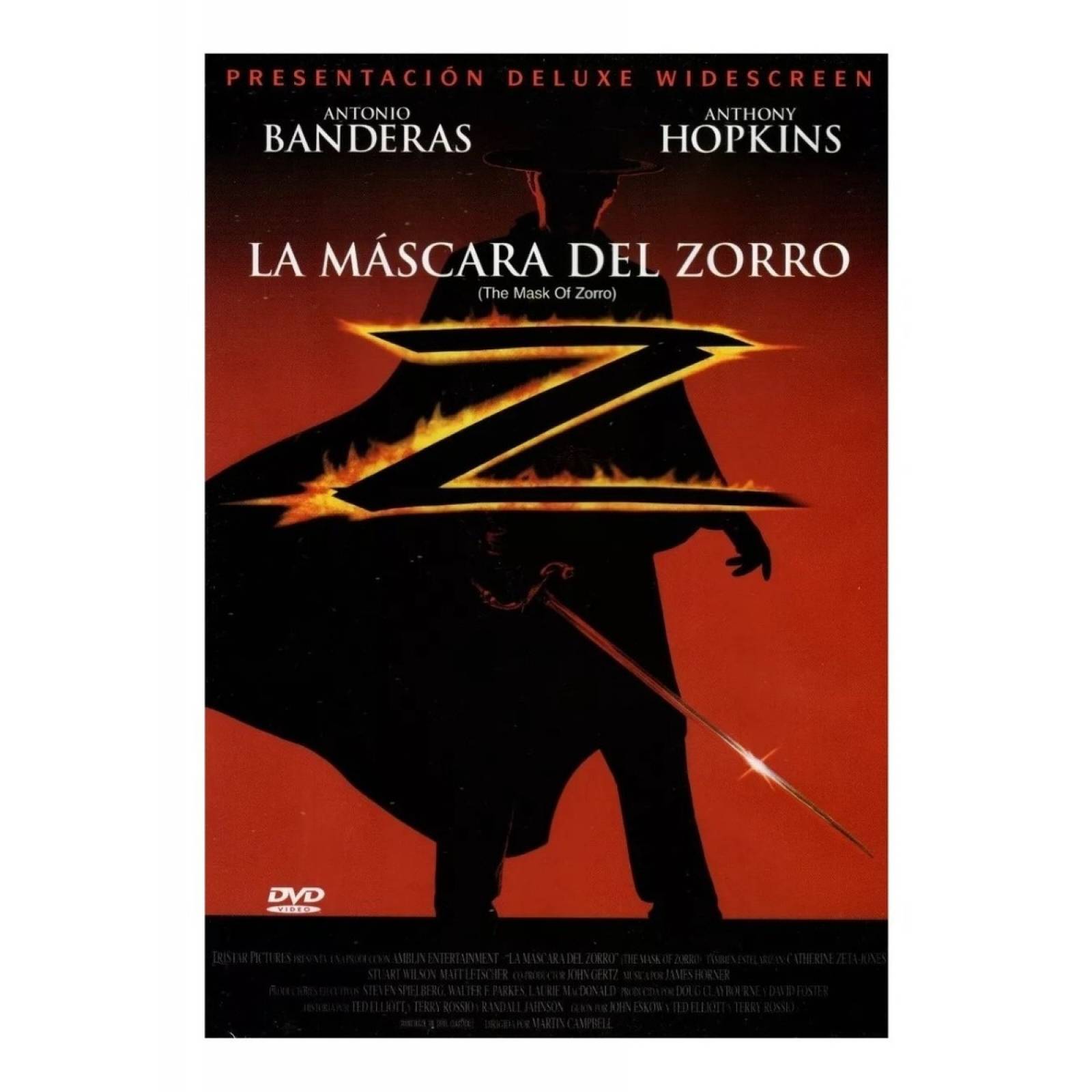 La Mascara Del Zorro Antonio Banderas Pelicula Dvd