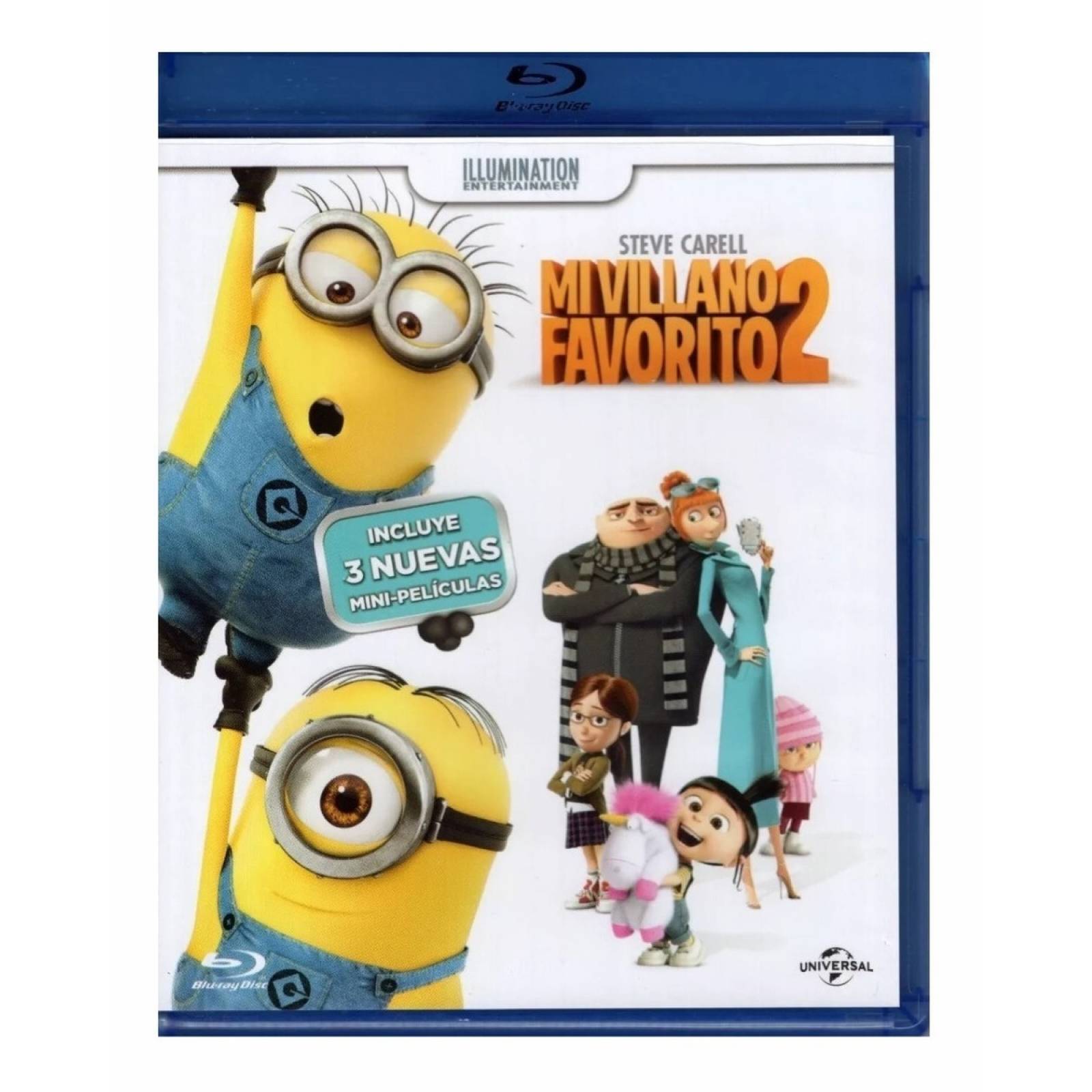 Mi Villano Favorito 2 Dos Despicable Me Pelicula Blu-ray