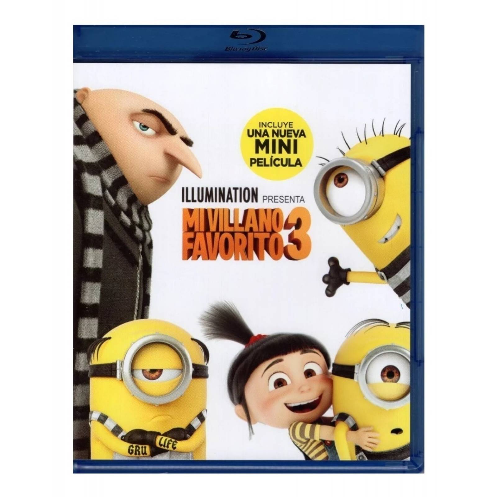 Mi Villano Favorito 3 Tres Despicable Me Pelicula Blu ray
