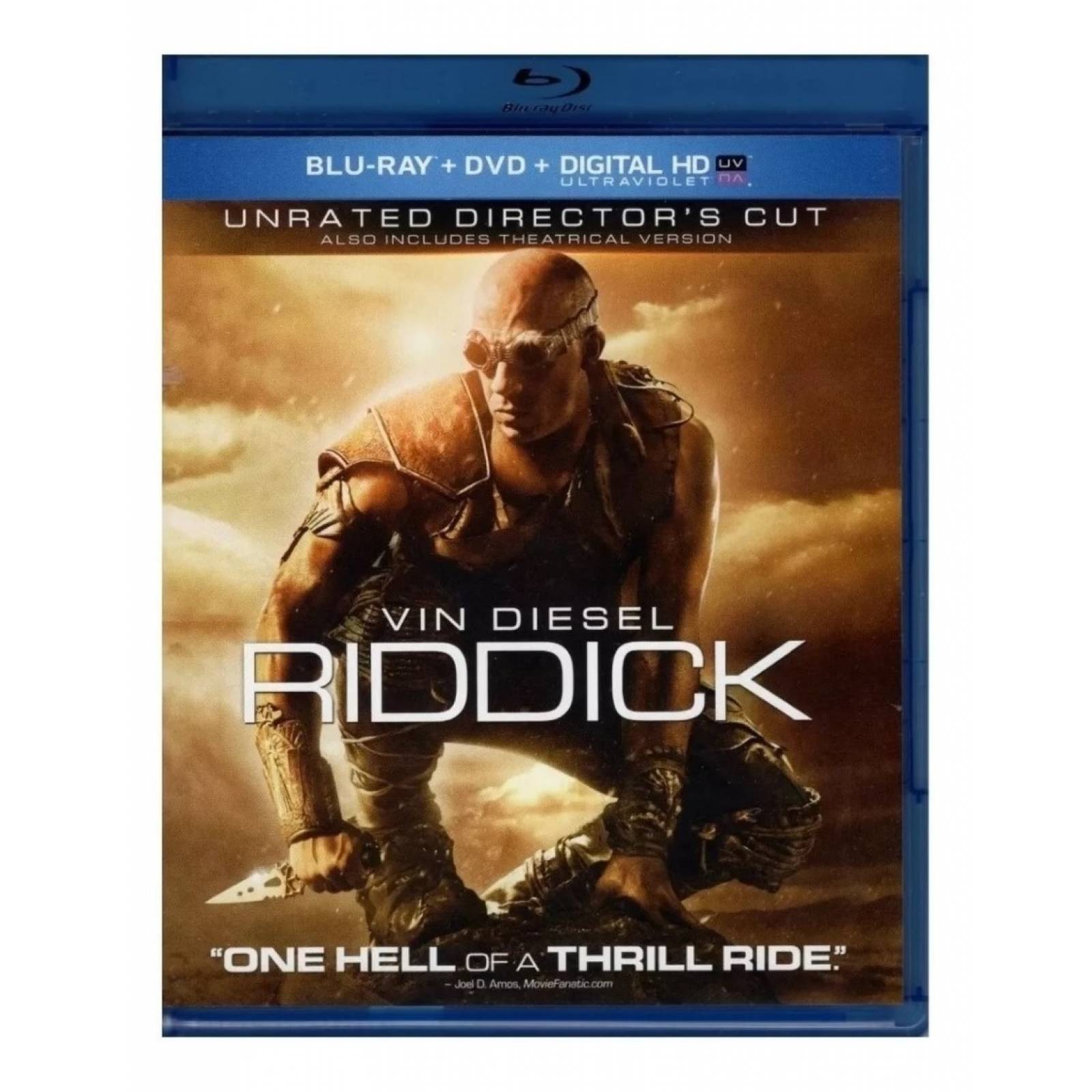 Ridick 2004 Vin Diesel Pelicula Blu ray Dvd