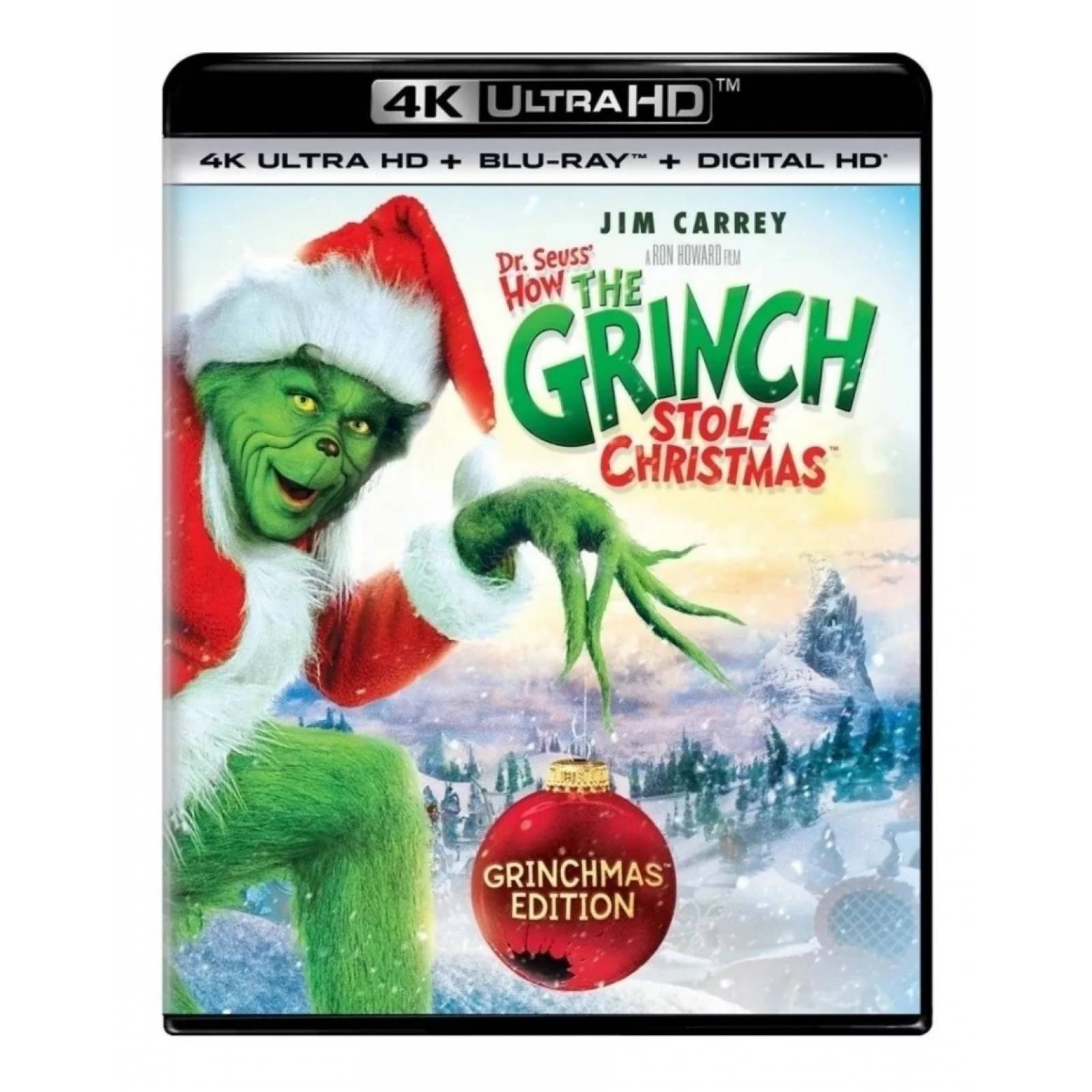 El Grinch The Grinch Pelicula 4k Ultra Hd  Blu ray  Dig