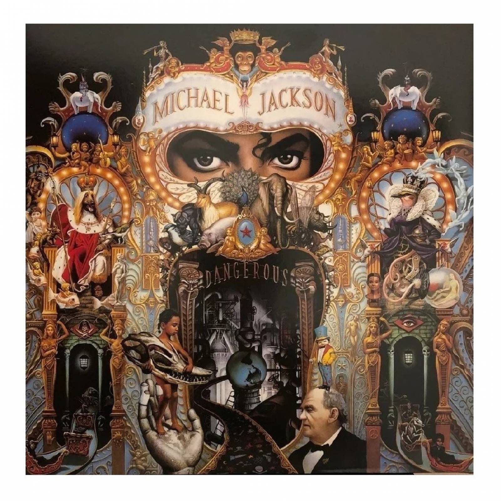 Michael Jackson Dangerous 2 Lp Vinyl 14 Canciones.