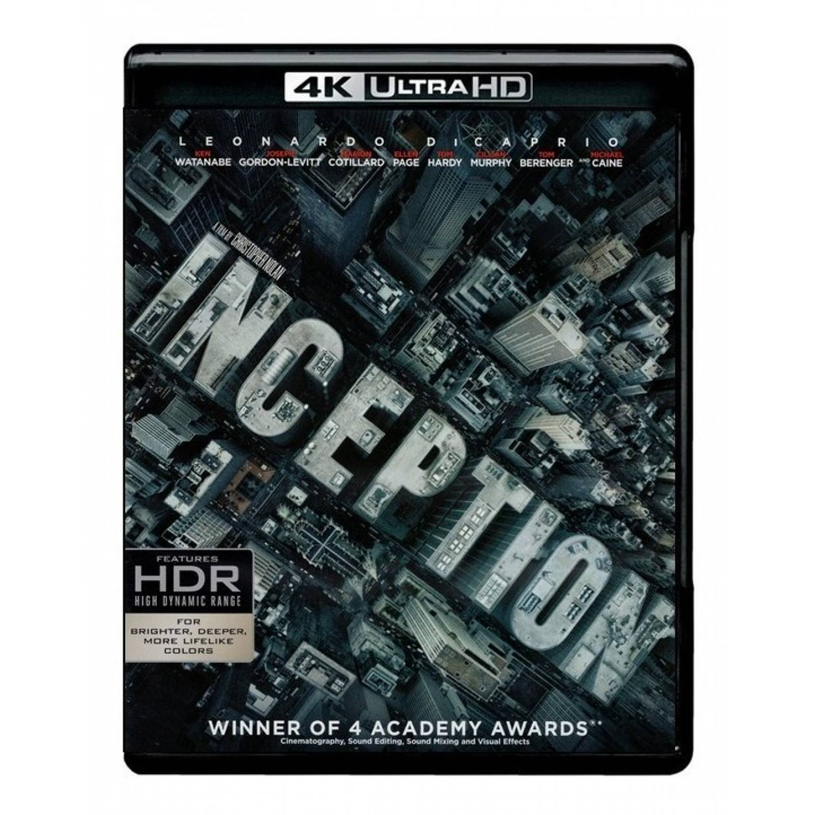 El Origen Inception Pelicula 4k Ultra Hd  Blu ray