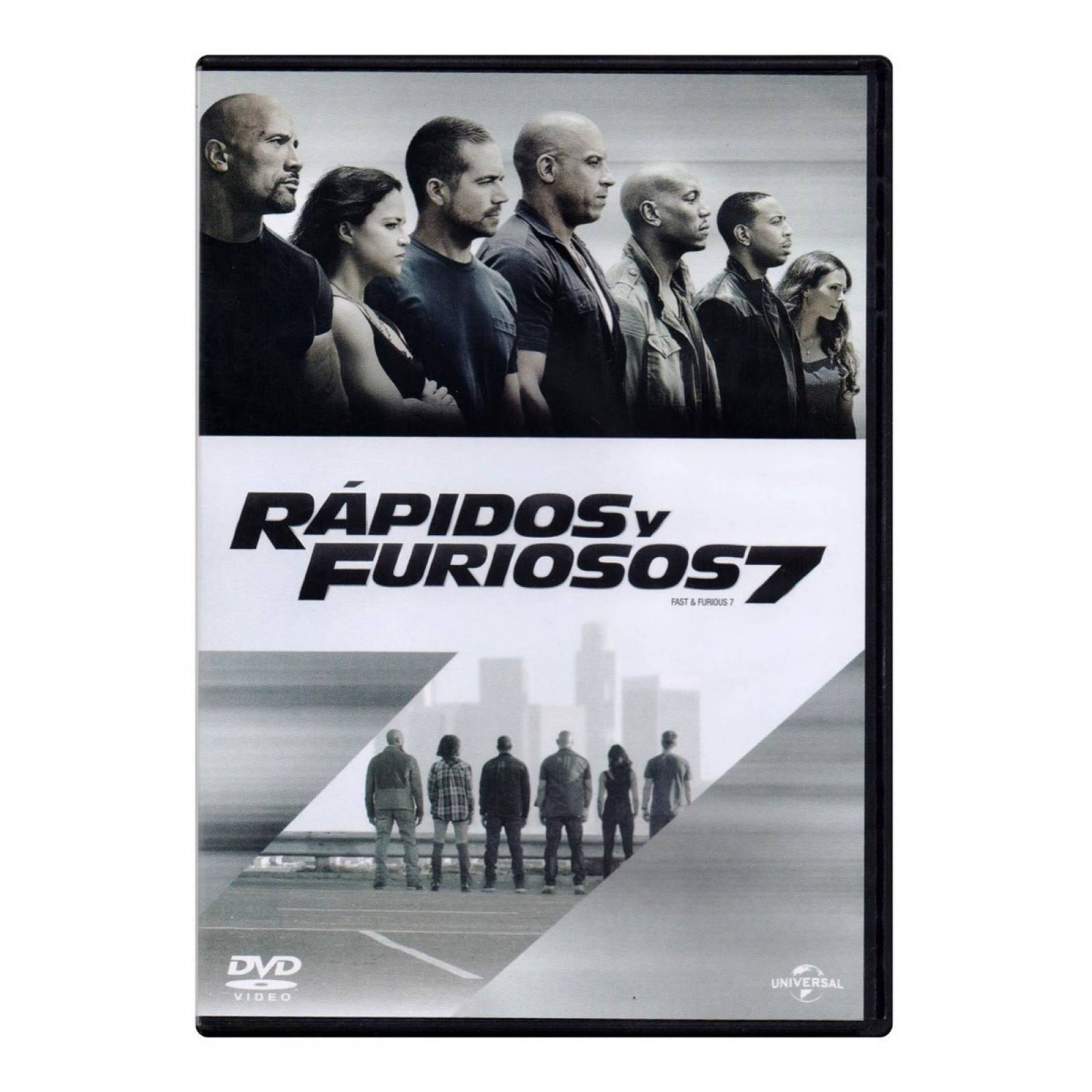 Rapidos Y Furiosos 7 Siete Fast & Furious Pelicula Dvd