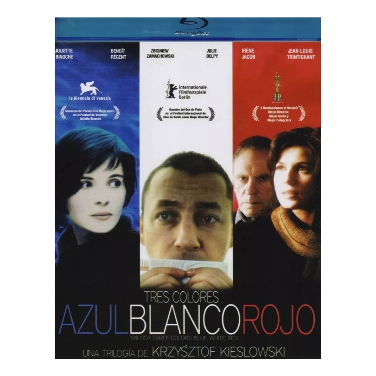 Tres Colores Azul Blanco Rojo Kieslowski Peliculas Blu-ray