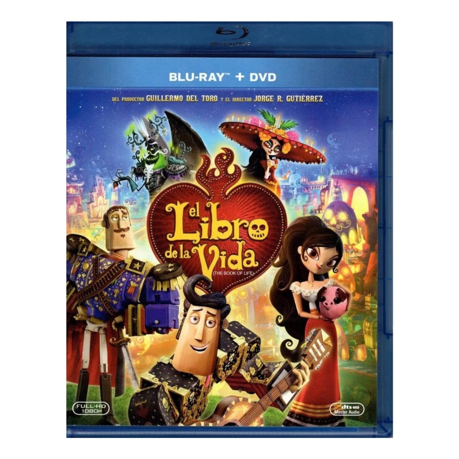 El Libro De La Vida 2014 Diego Luna Pelicula Blu-ray + Dvd