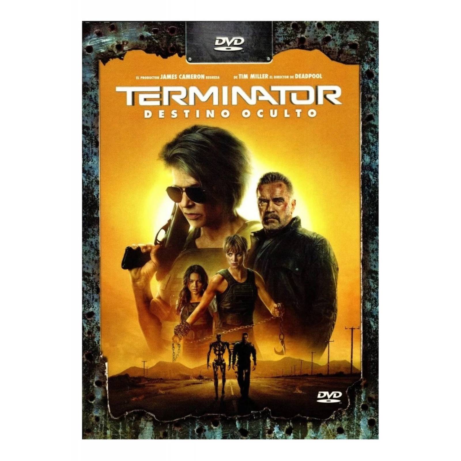 Terminator 6 Destino Oculto Schwarzenegger Pelicula Dvd